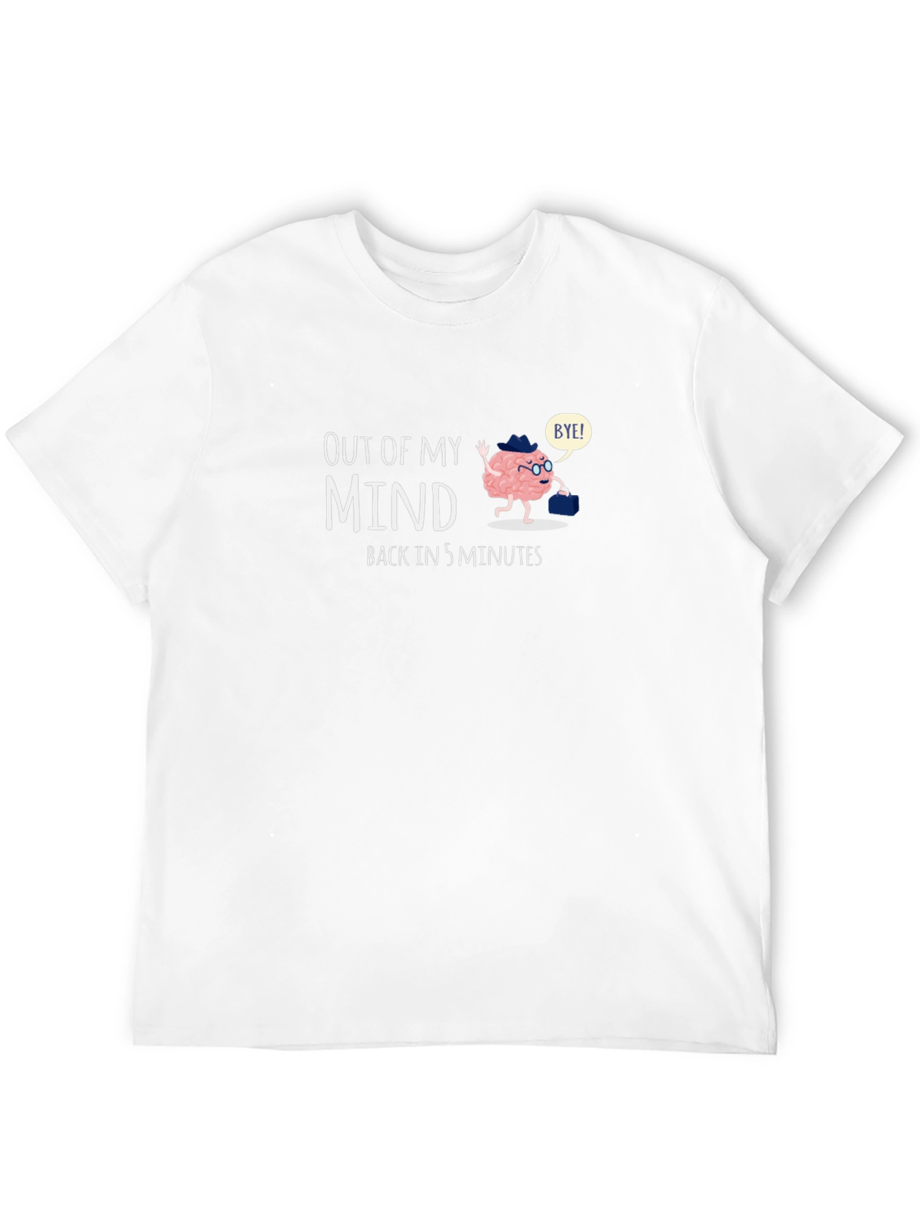 Black Out of My Mind T-Shirt Funny Brain Tee view 12