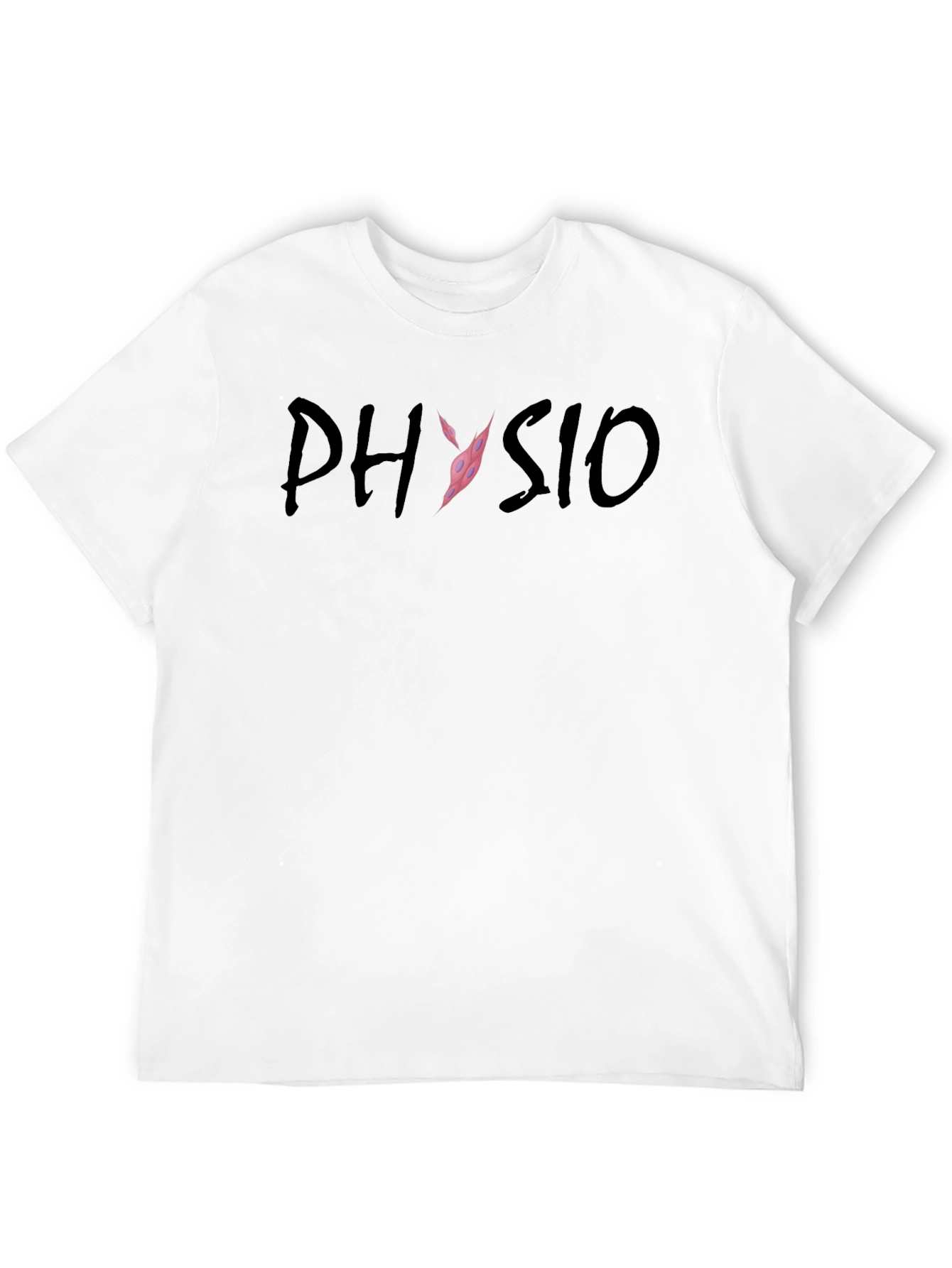 Black Physio Graphic Tee - Unisex Black T-Shirt view 12