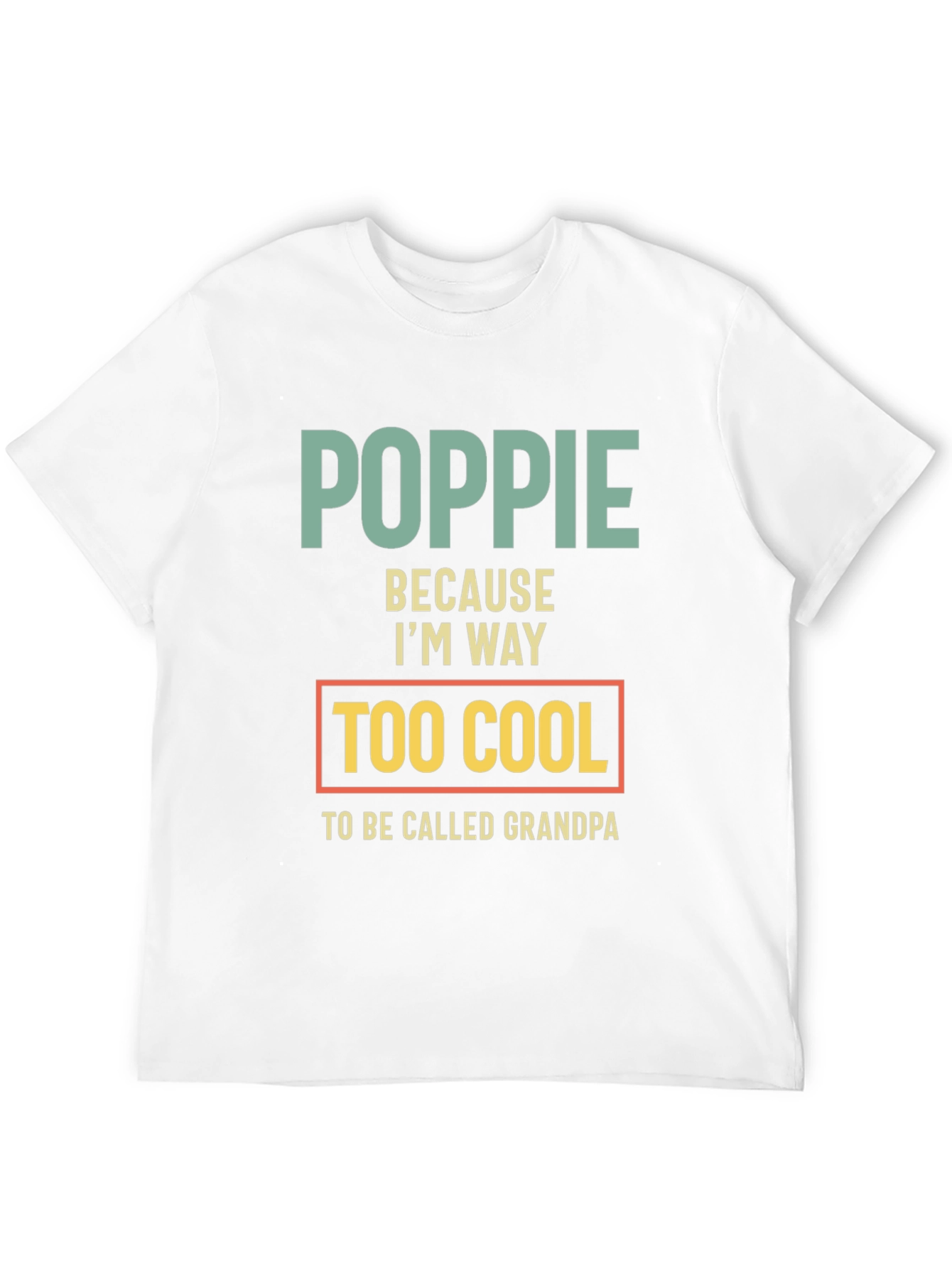 Black Poppie - Too Cool Grandpa T-Shirt view 12