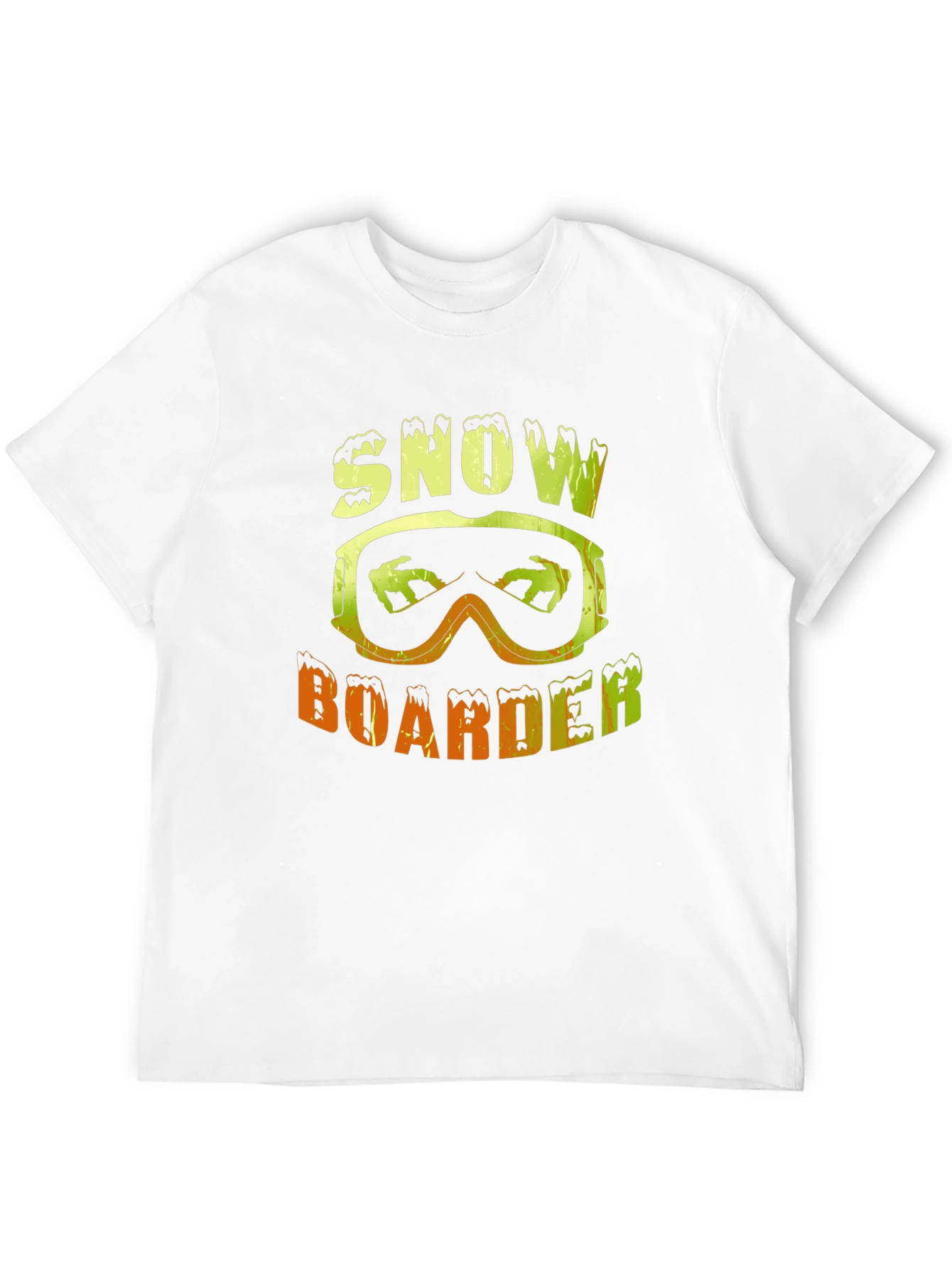Black Snowboarder Graphic Tee - Winter Sports Apparel view 12