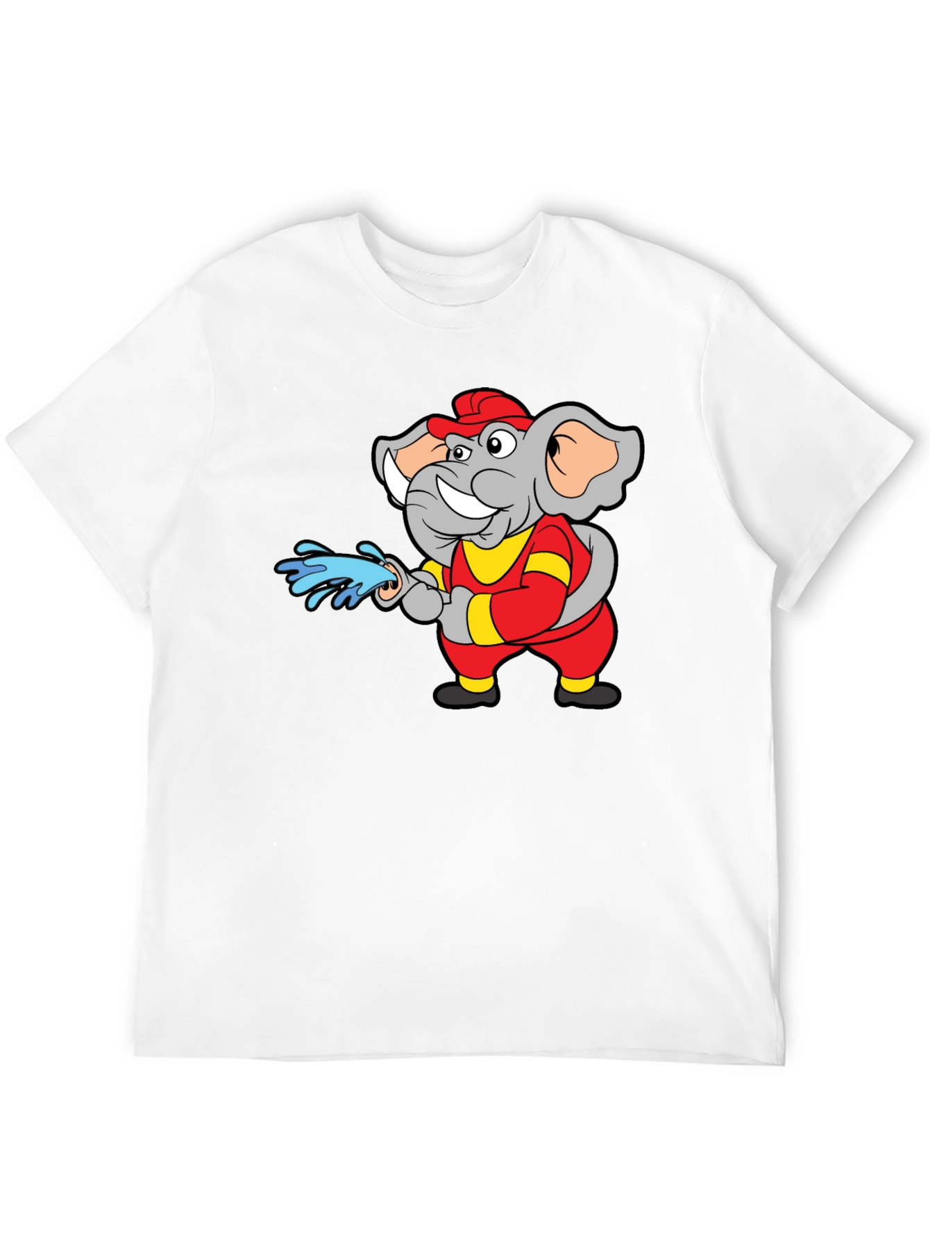 Black Elephant Firefighter T-Shirt view 12