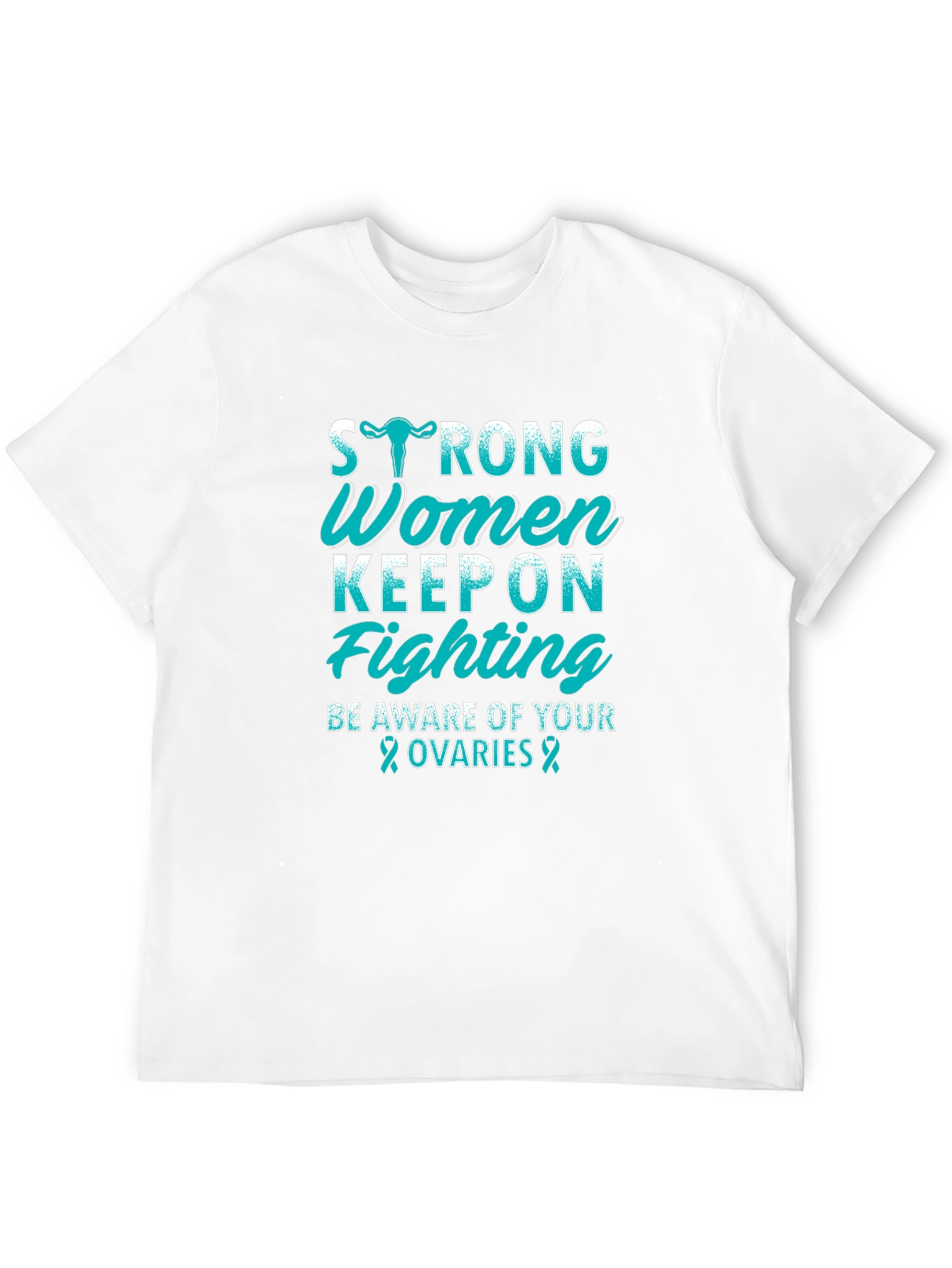 Black Strong Women Keep On Fighting Awareness T-Shirt view 12