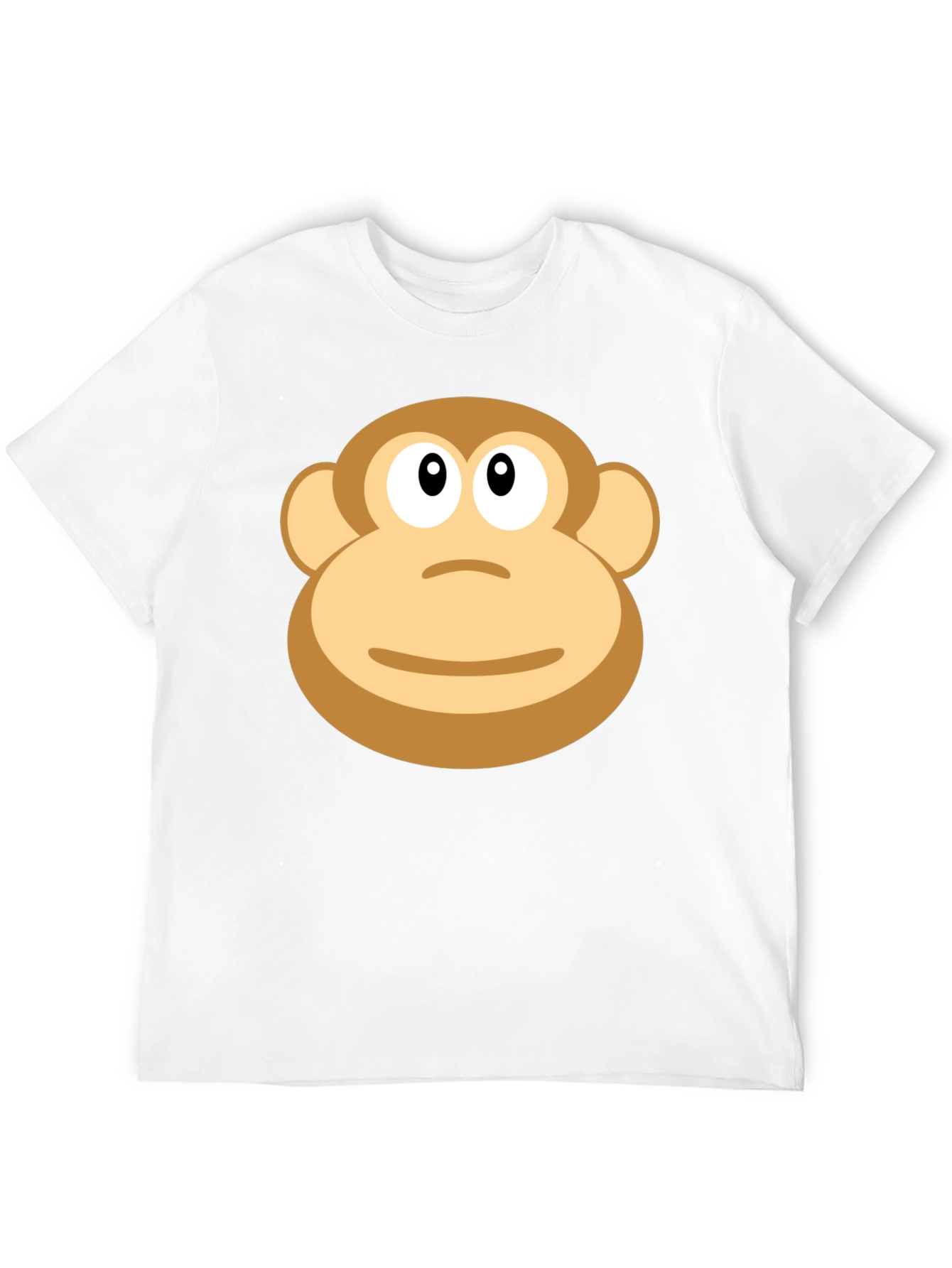 Black Monkey Face Graphic T-Shirt - Casual Black Tee view 12