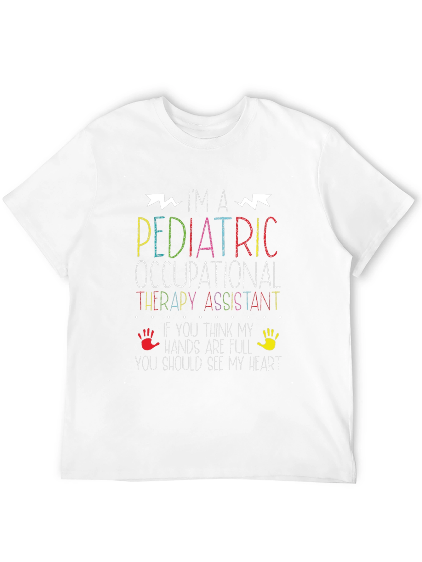 Black Pediatric Occupational Therapy Assistant T-Shirt view 12