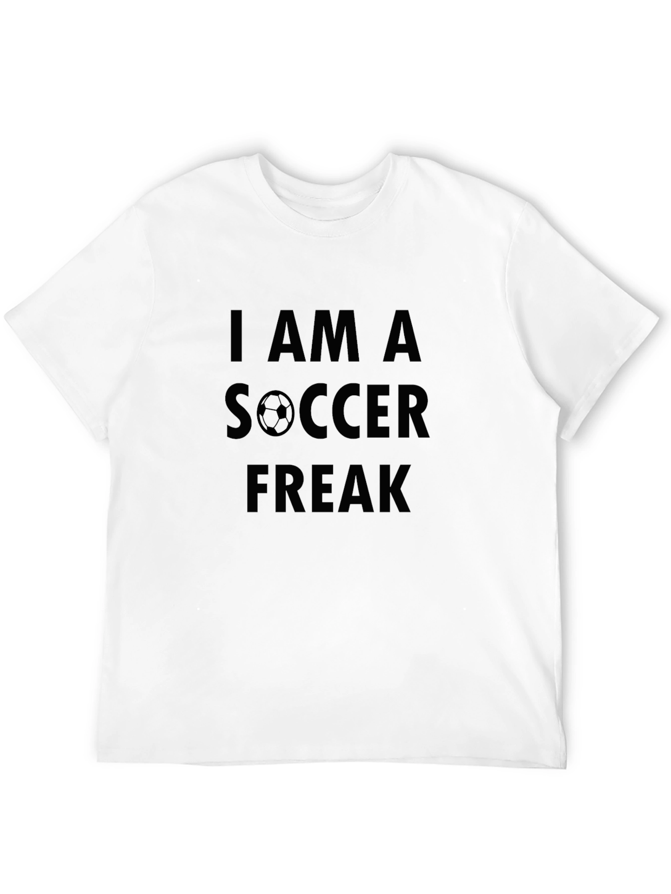 Black Soccer Freak Graphic Tee - Black Short Sleeve view 12