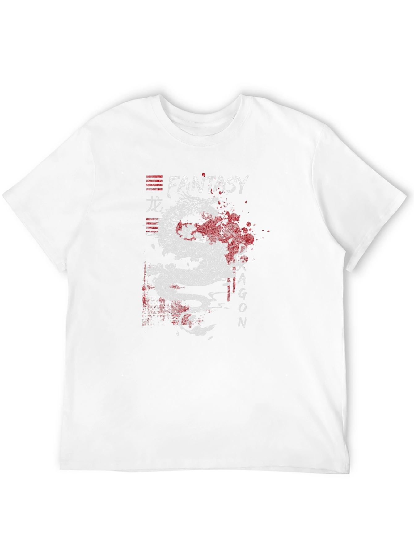 Black Fantasy Dragon Graphic Tee - Black T-Shirt view 12