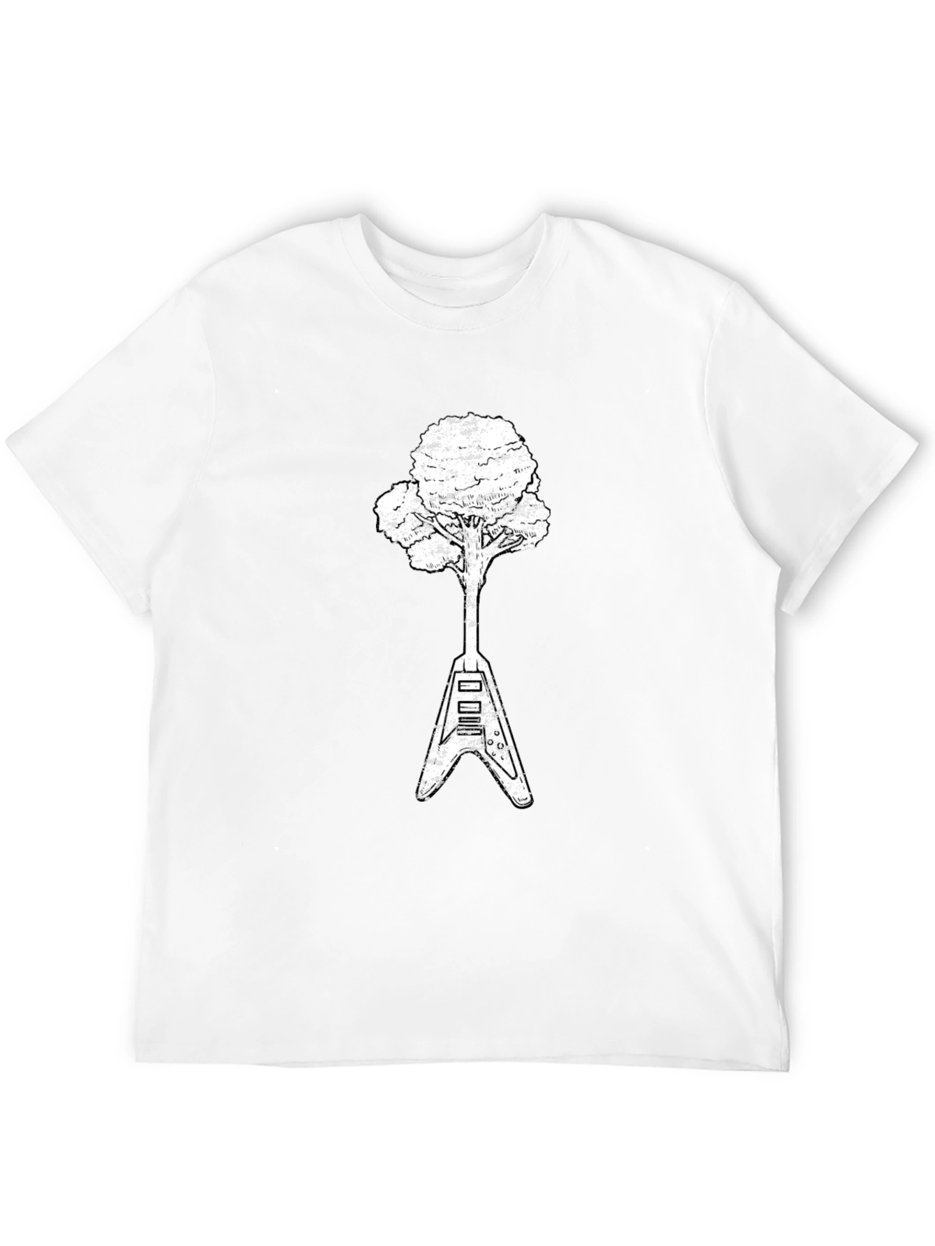 Guitar Tree Graphic Tee - Nature Meets Music - 12