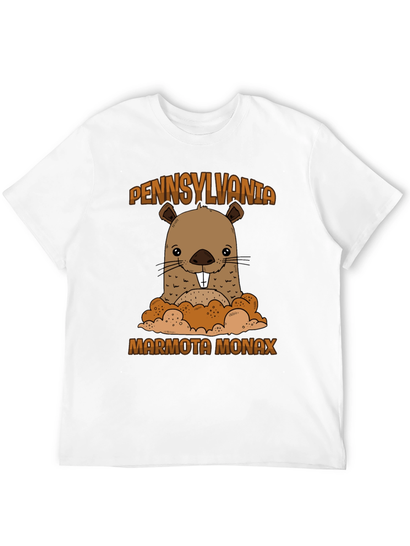 Black Pennsylvania Marmota Monax Groundhog T-Shirt view 12