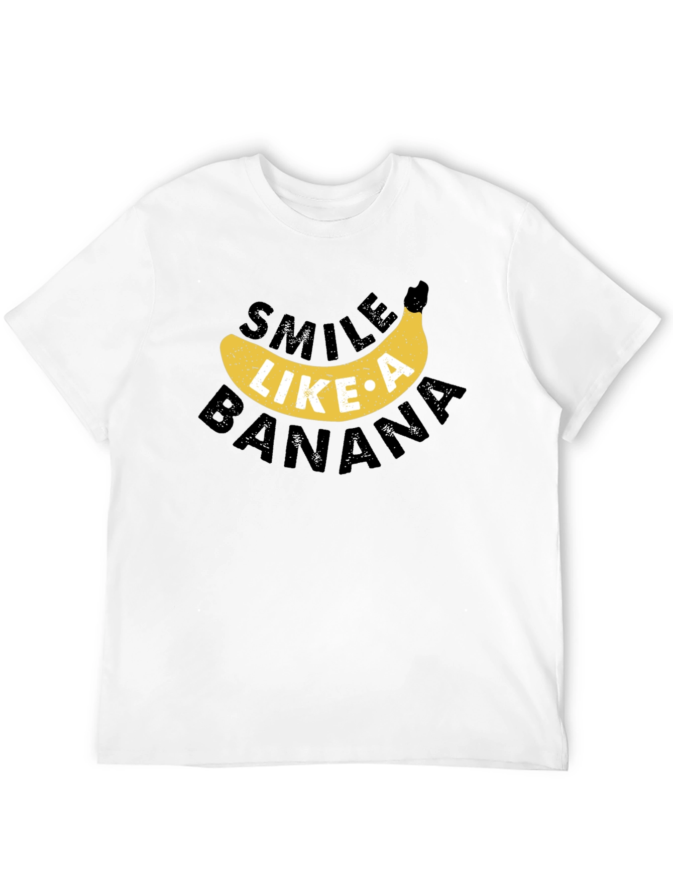 Black Smile Like A Banana Graphic Tee view 12