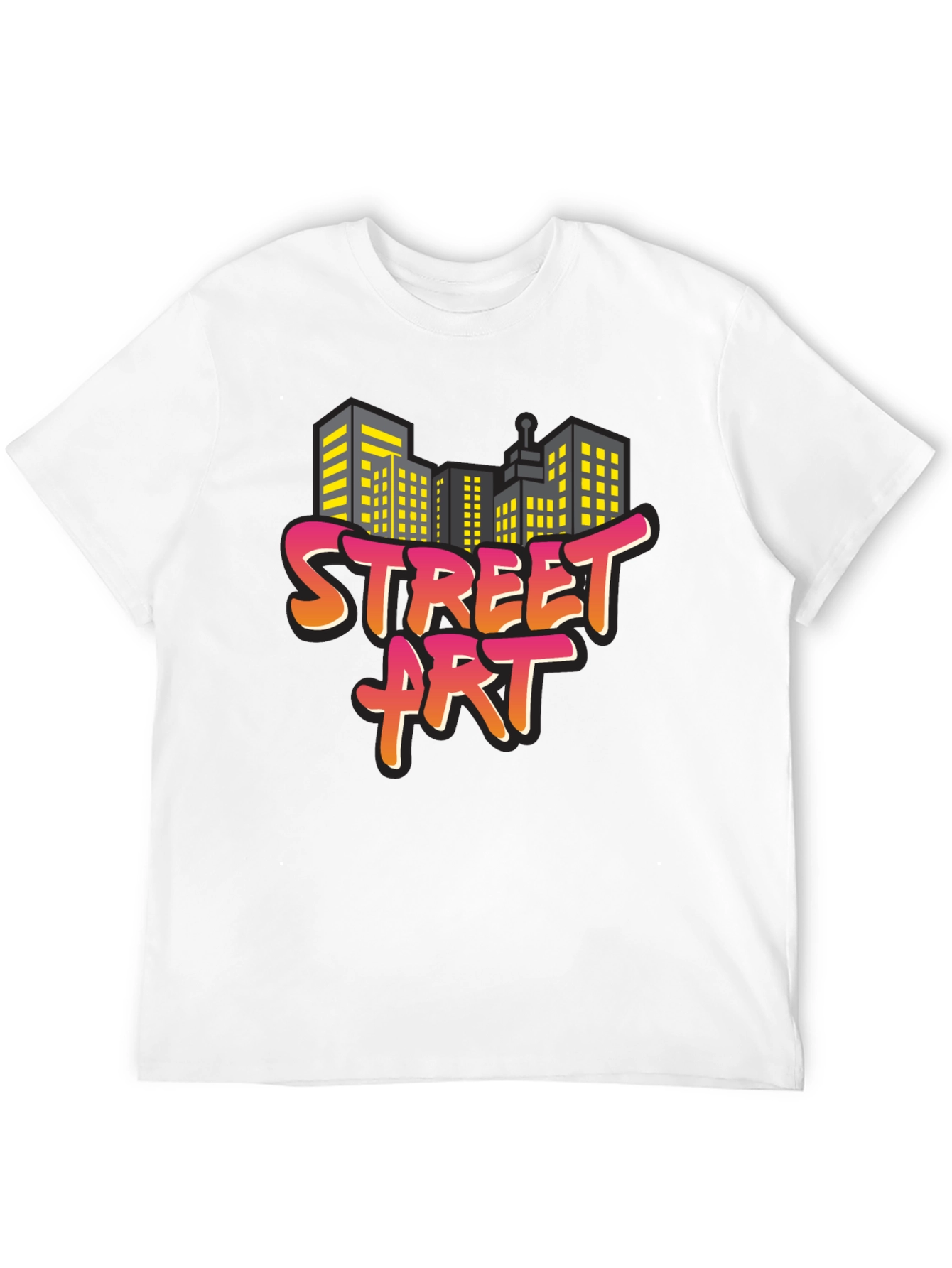 Black Street Art Graphic Tee - Urban Style view 12