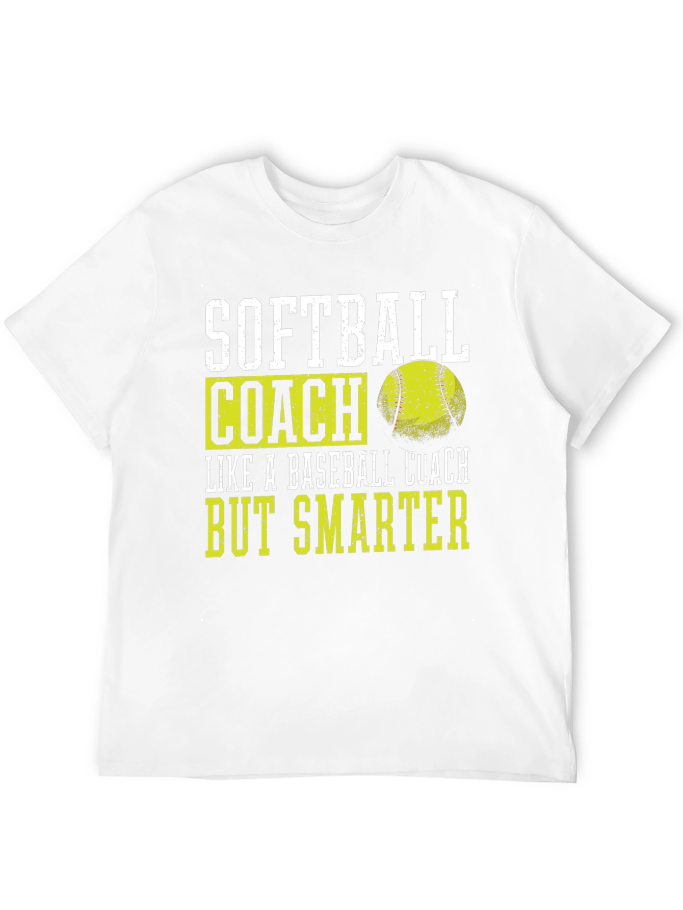 Black Softball Coach Smarter Graphic Tee view 12