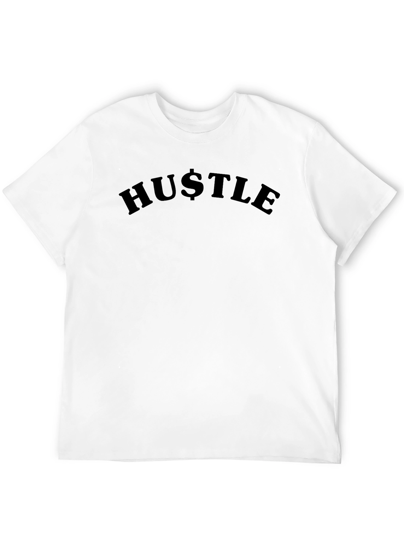 Black Hustle Graphic Tee - Men's Black T-Shirt view 12