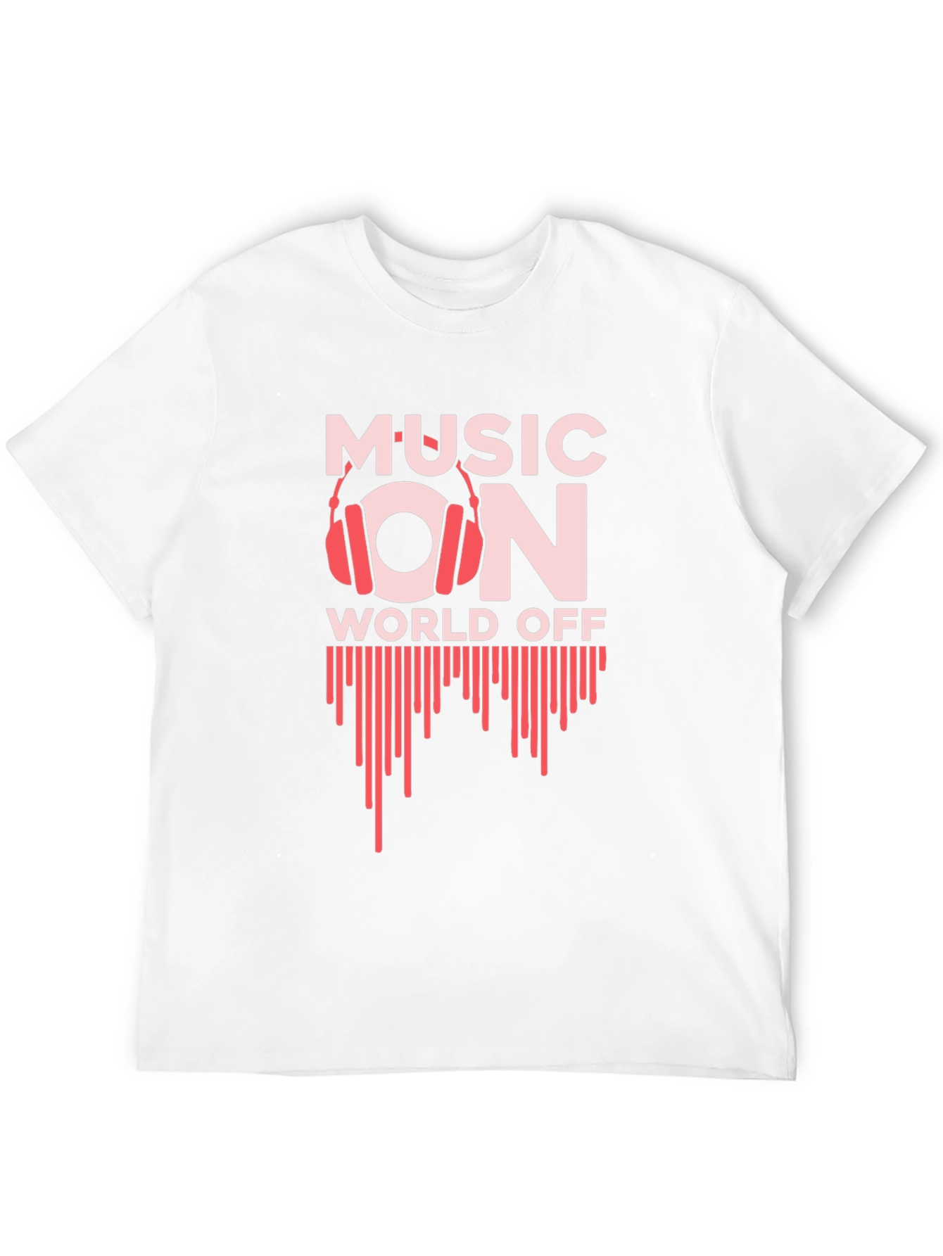 Black Music On World Off Graphic Tee view 12