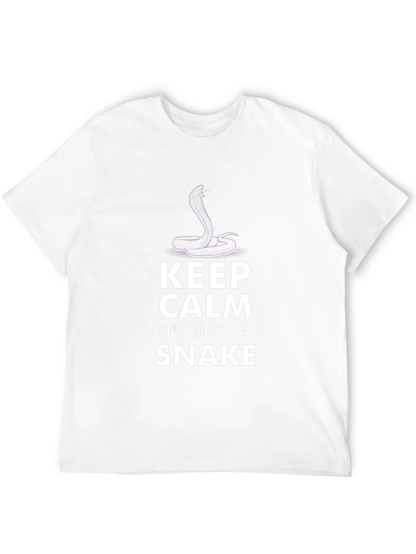 Keep Calm Snake T-Shirt - Funny Cobra Graphic Tee - 12