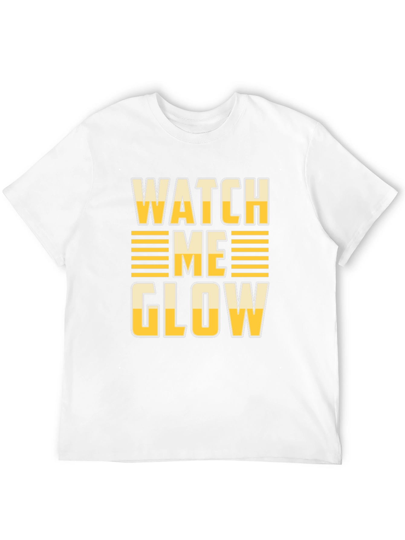 Black Watch Me Glow Graphic Tee - Stylish Unisex T-Shirt view 12
