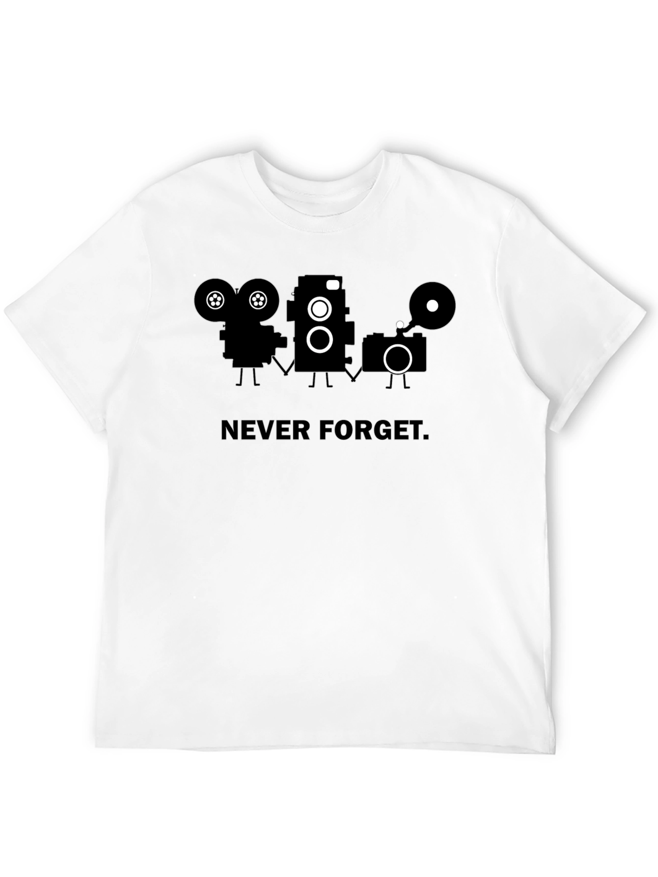 Black Never Forget Graphic T-Shirt view 12