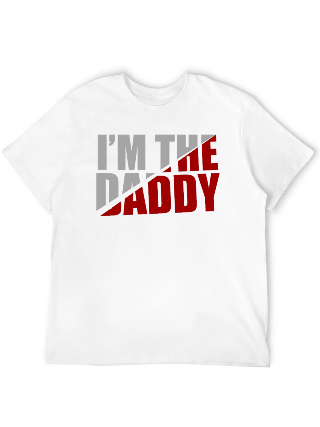 Black I'm The Daddy Graphic Tee - Black Cotton T-Shirt view 12