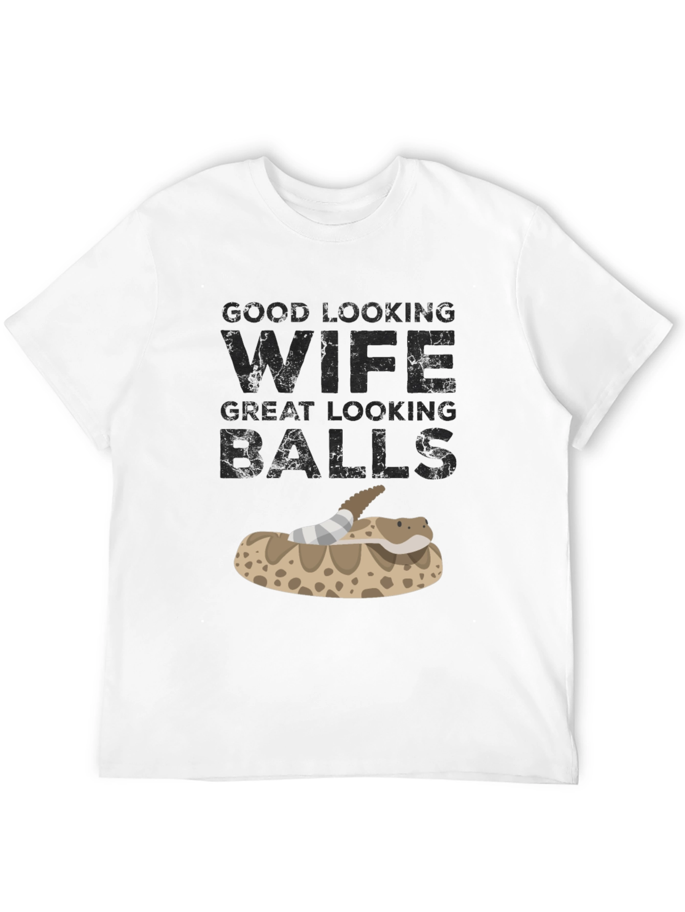 Black Good Lookin Wife Great Lookin Balls T-Shirt view 12