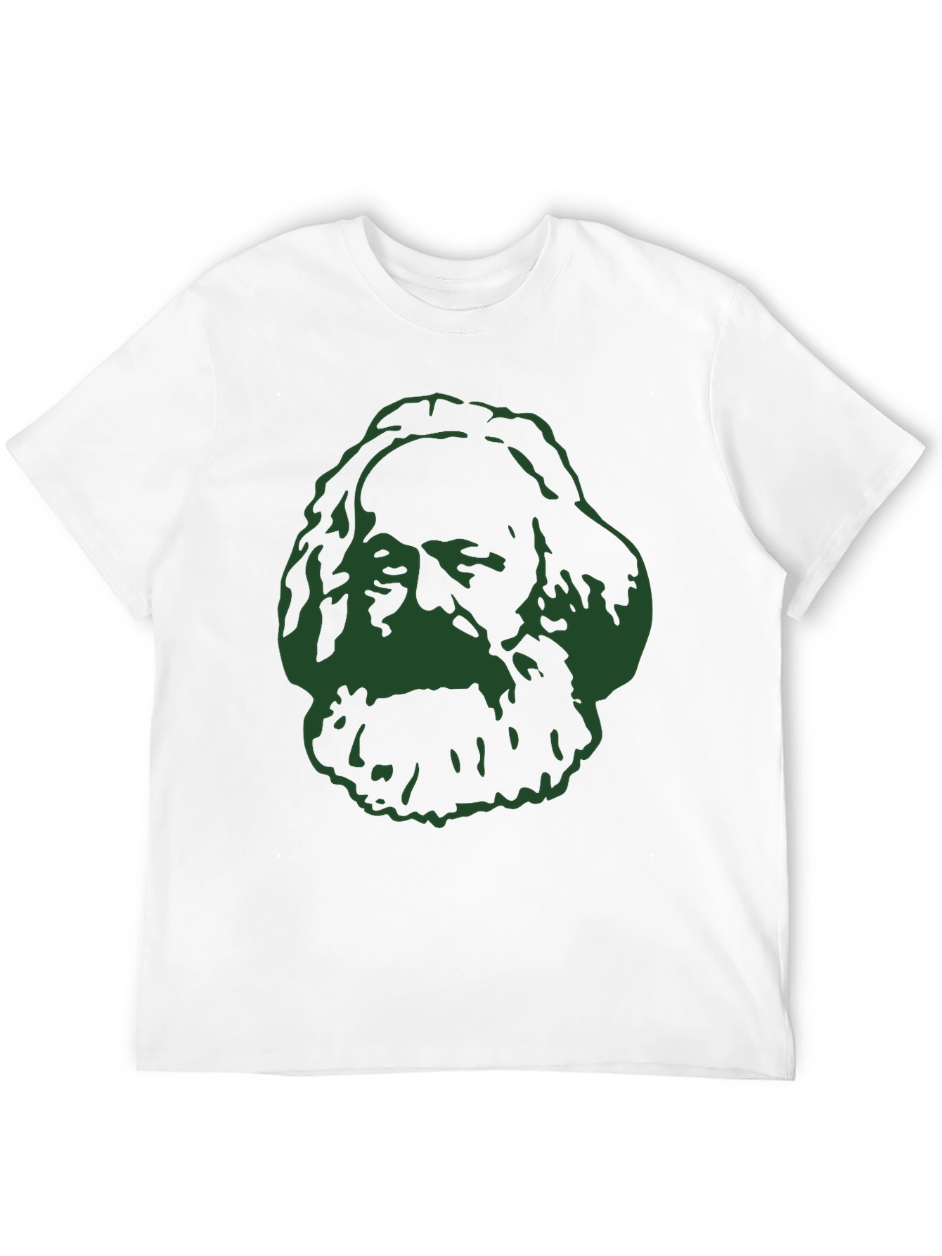 Black Marx Graphic Tee - Black Cotton Blend T-Shirt view 12