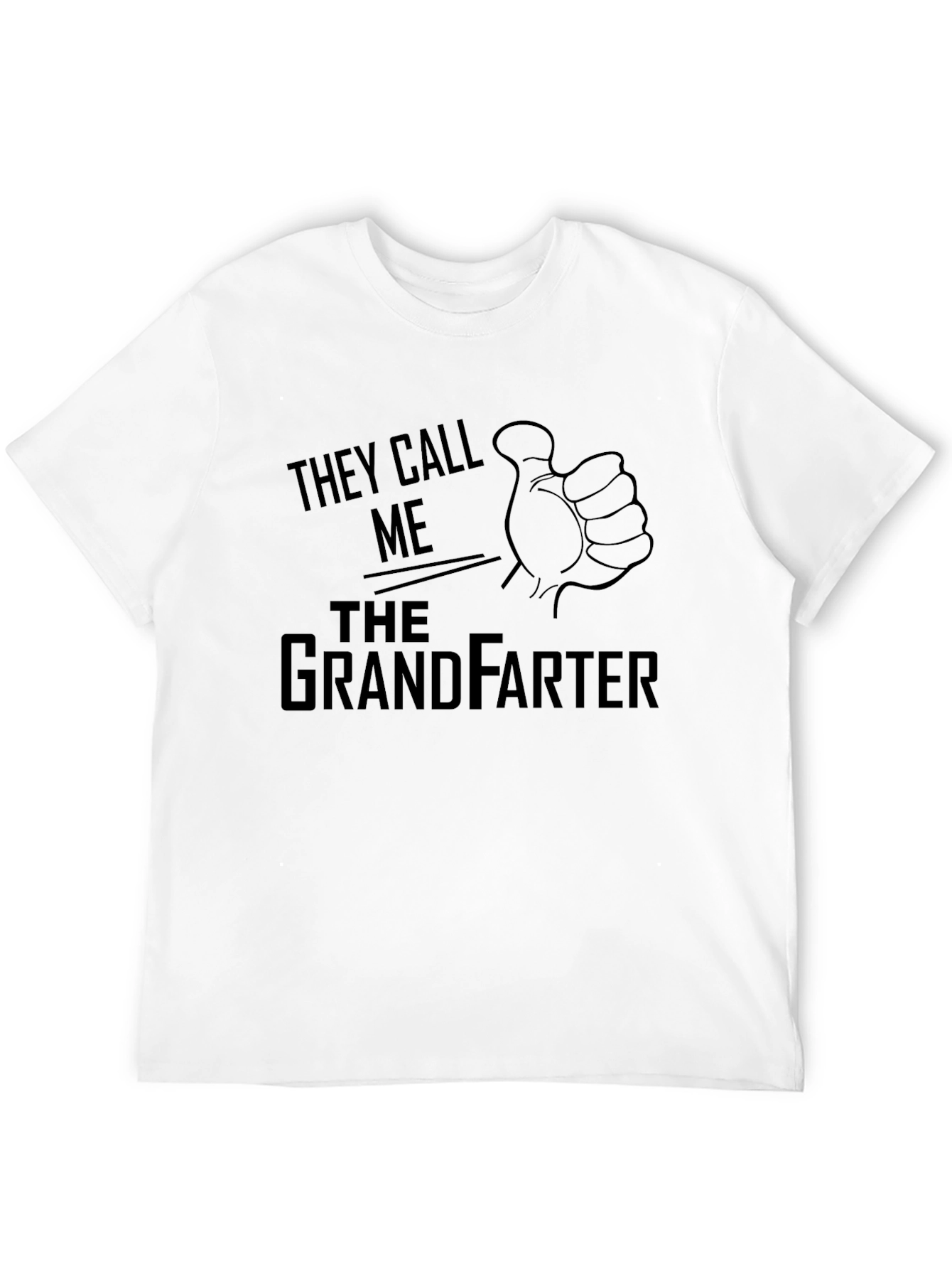 Black Funny Grandfarter T-Shirt - Gag Gift Tee view 12