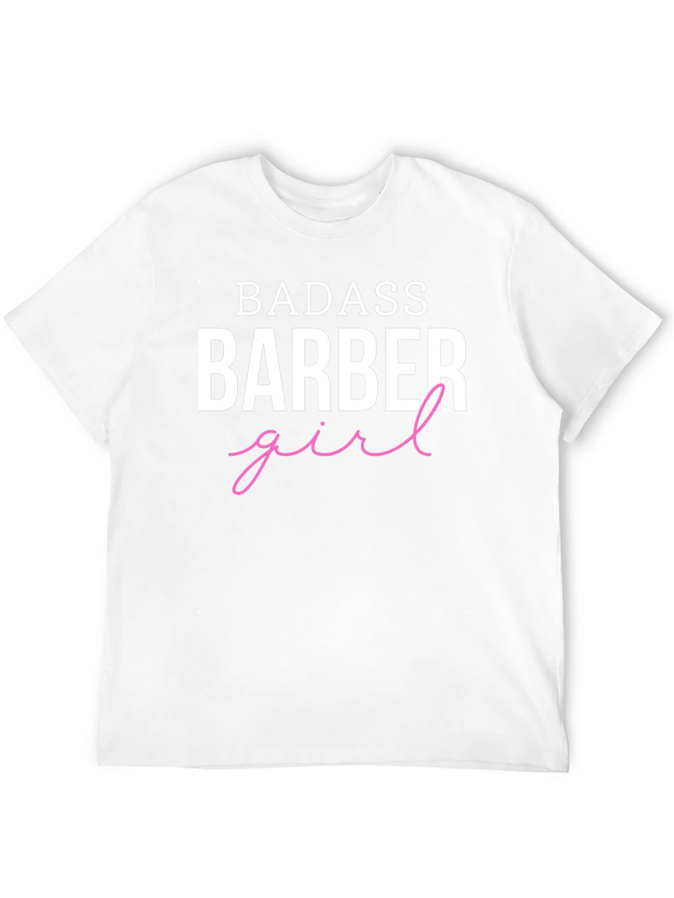 Black Badass Barber Girl Graphic Tee view 12