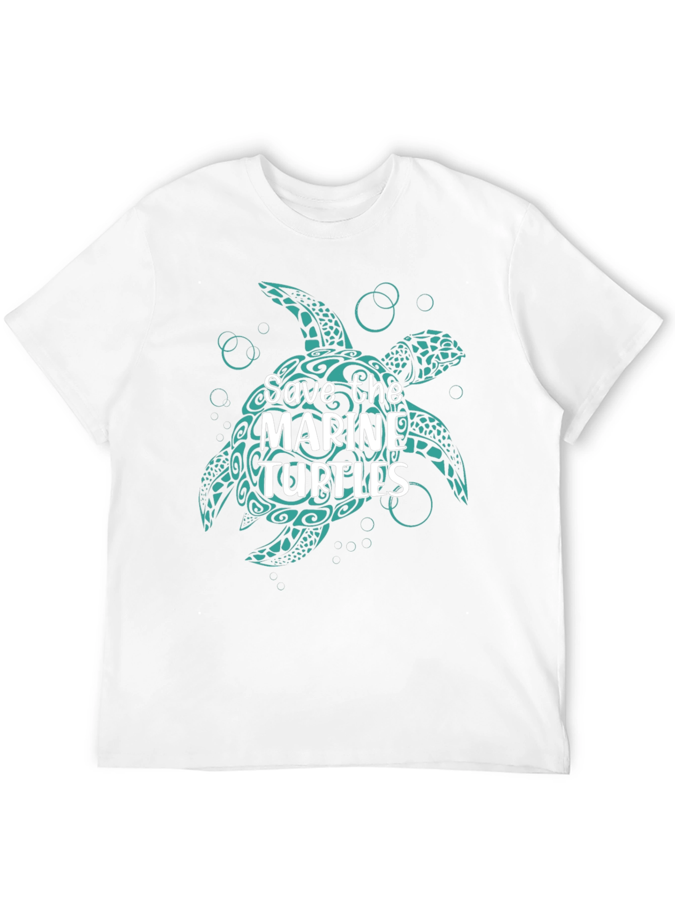 Black Save the Marine Turtles Graphic Tee view 12
