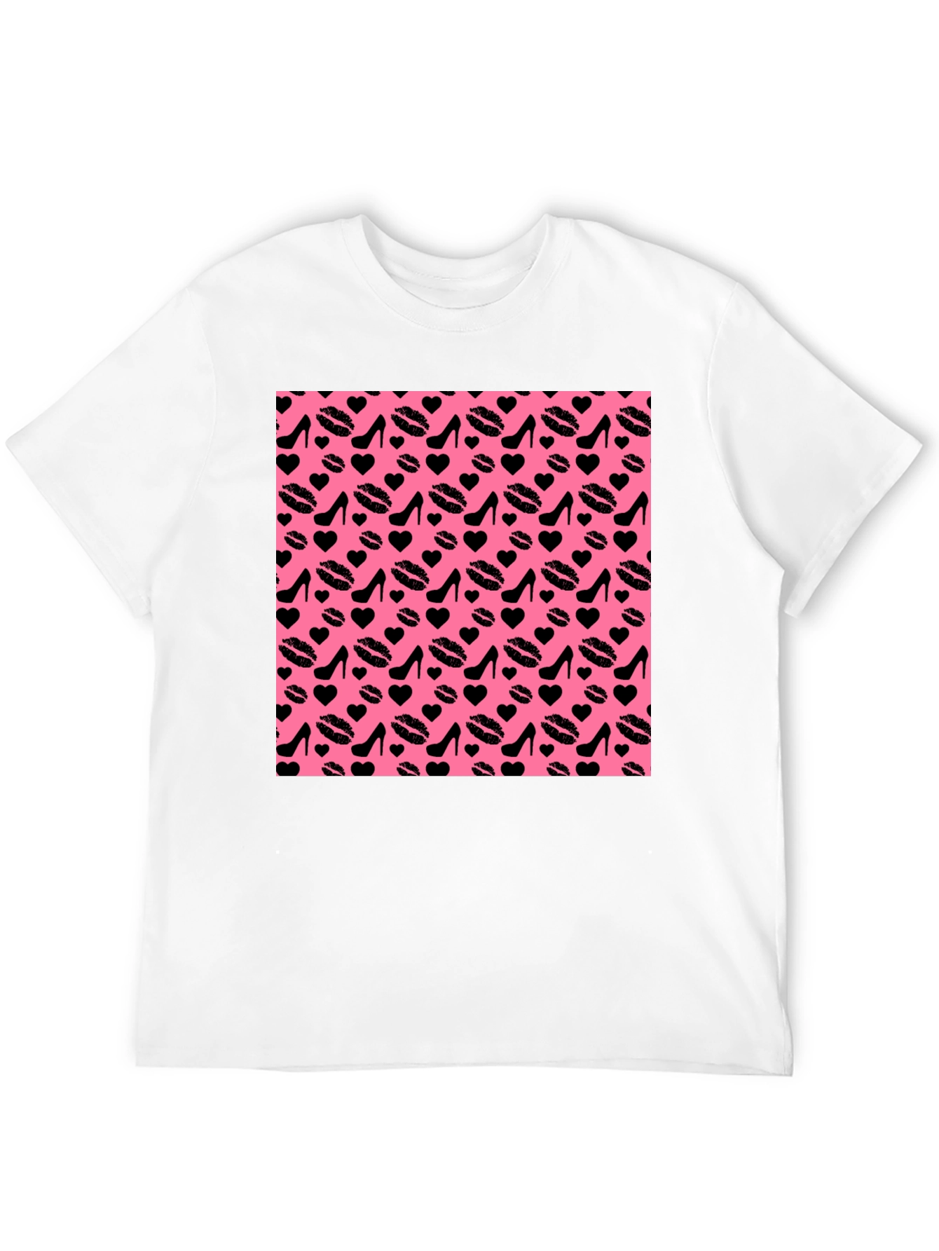 Black Fun Patterned T-Shirt view 12