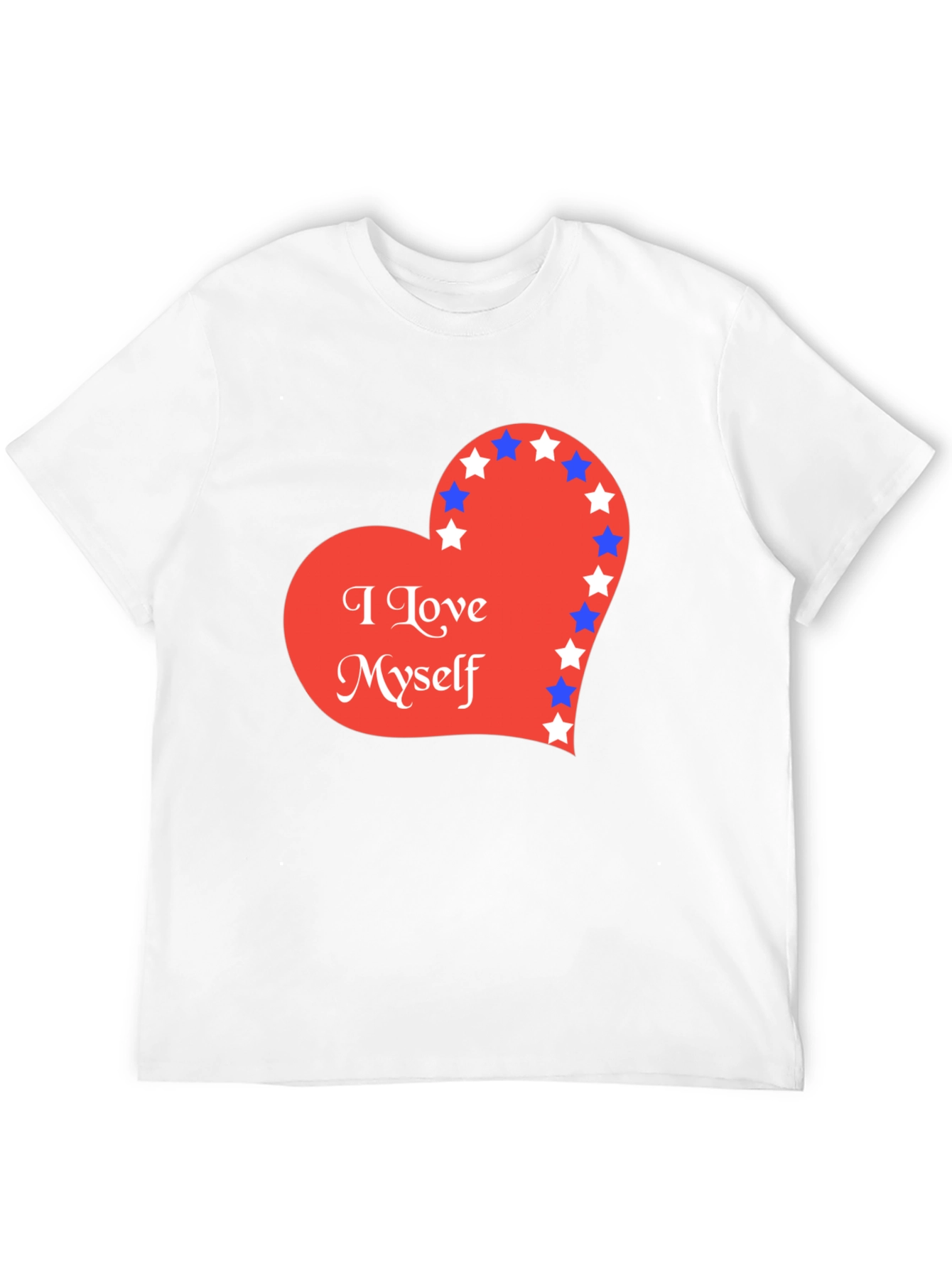 Black I Love Myself Heart Graphic Tee view 12