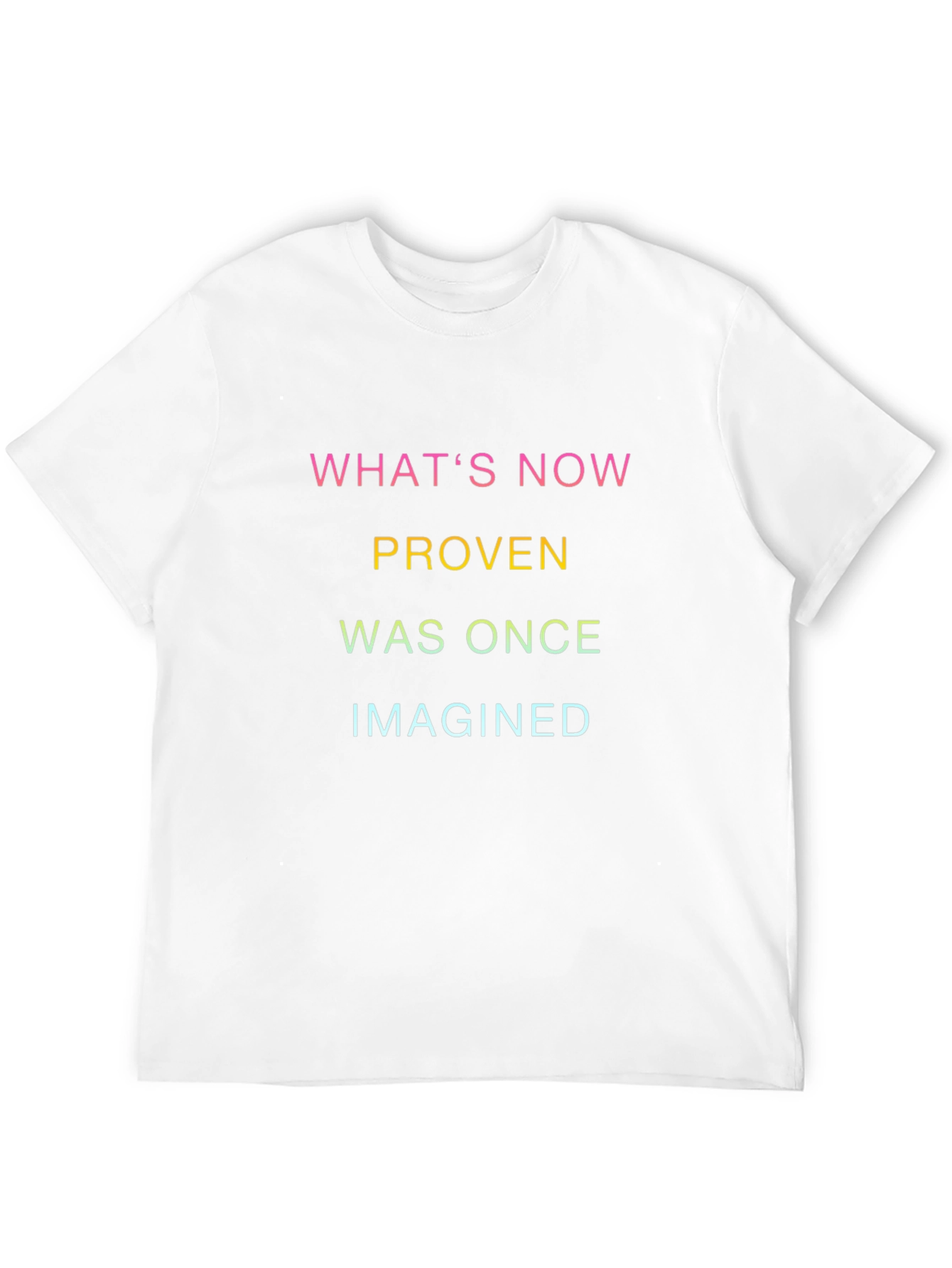 Black Inspirational Graphic Tee: "What's Now Proven" view 12