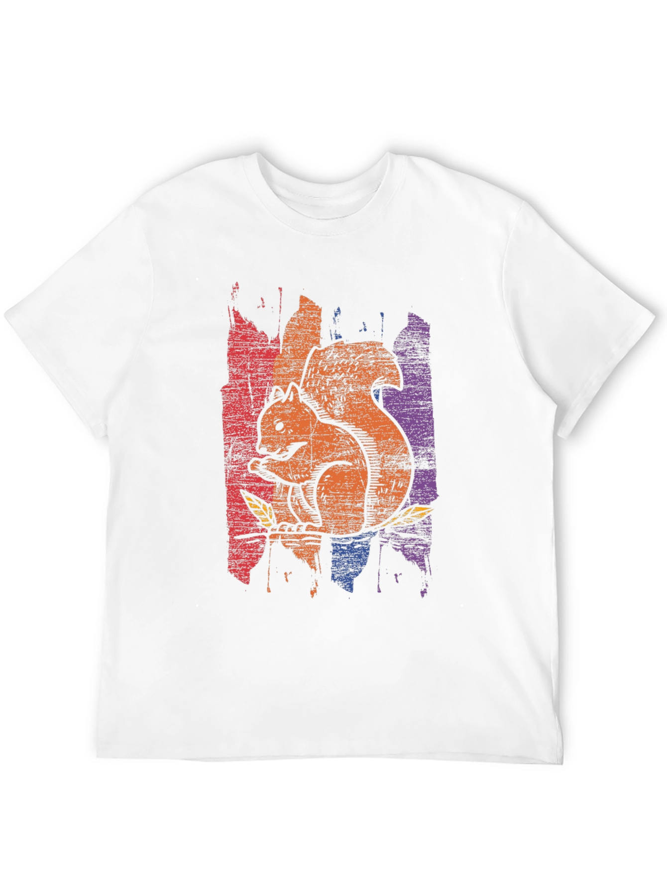 Black Squirrel Graphic Tee - Distressed Print view 12