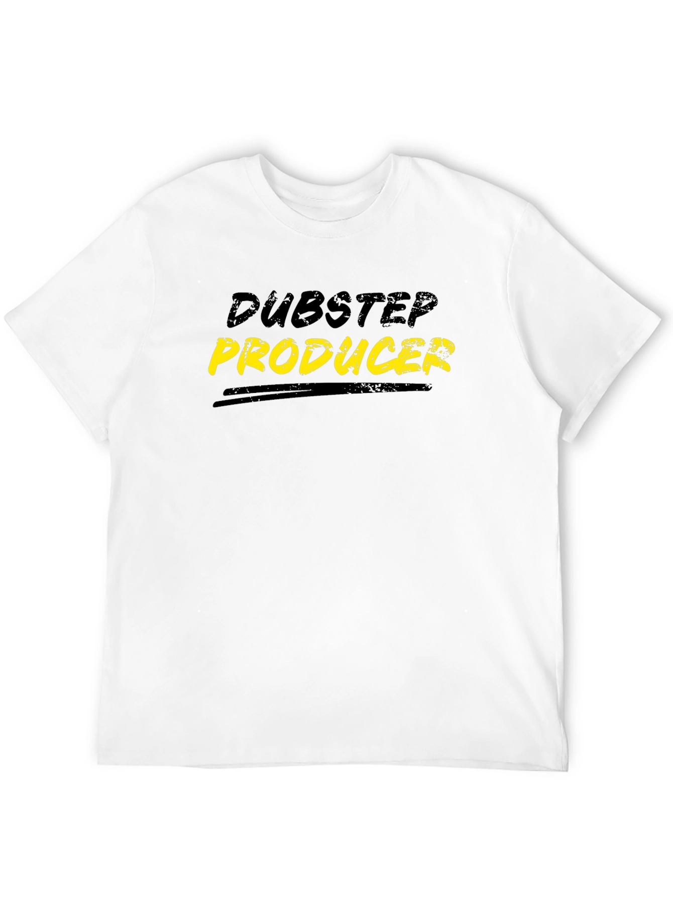 Black Dubstep Producer Black Cotton T-Shirt view 12
