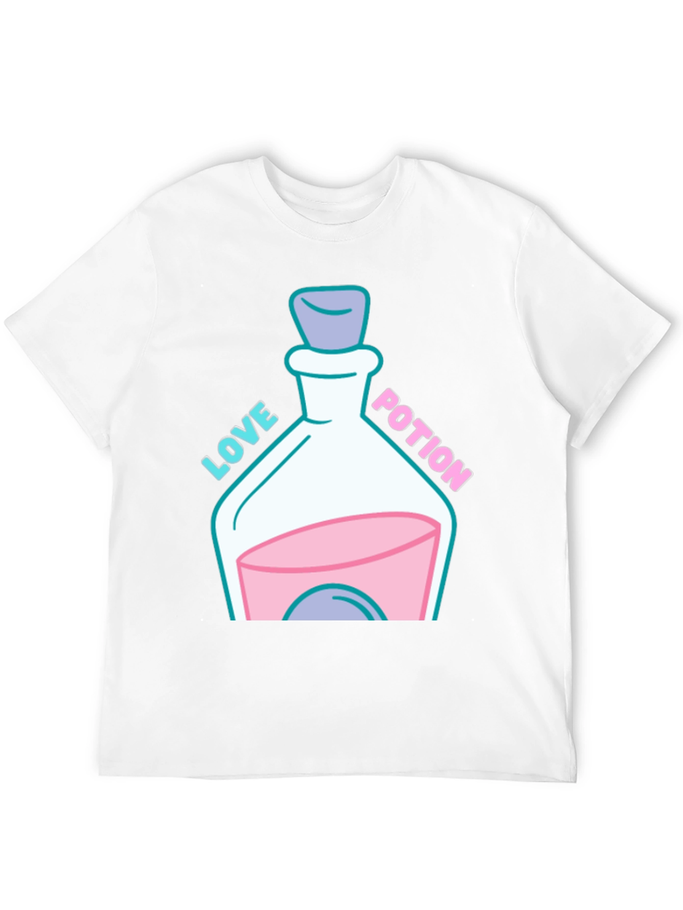Black Love Potion Graphic T-Shirt - Quirky & Fun Design view 12