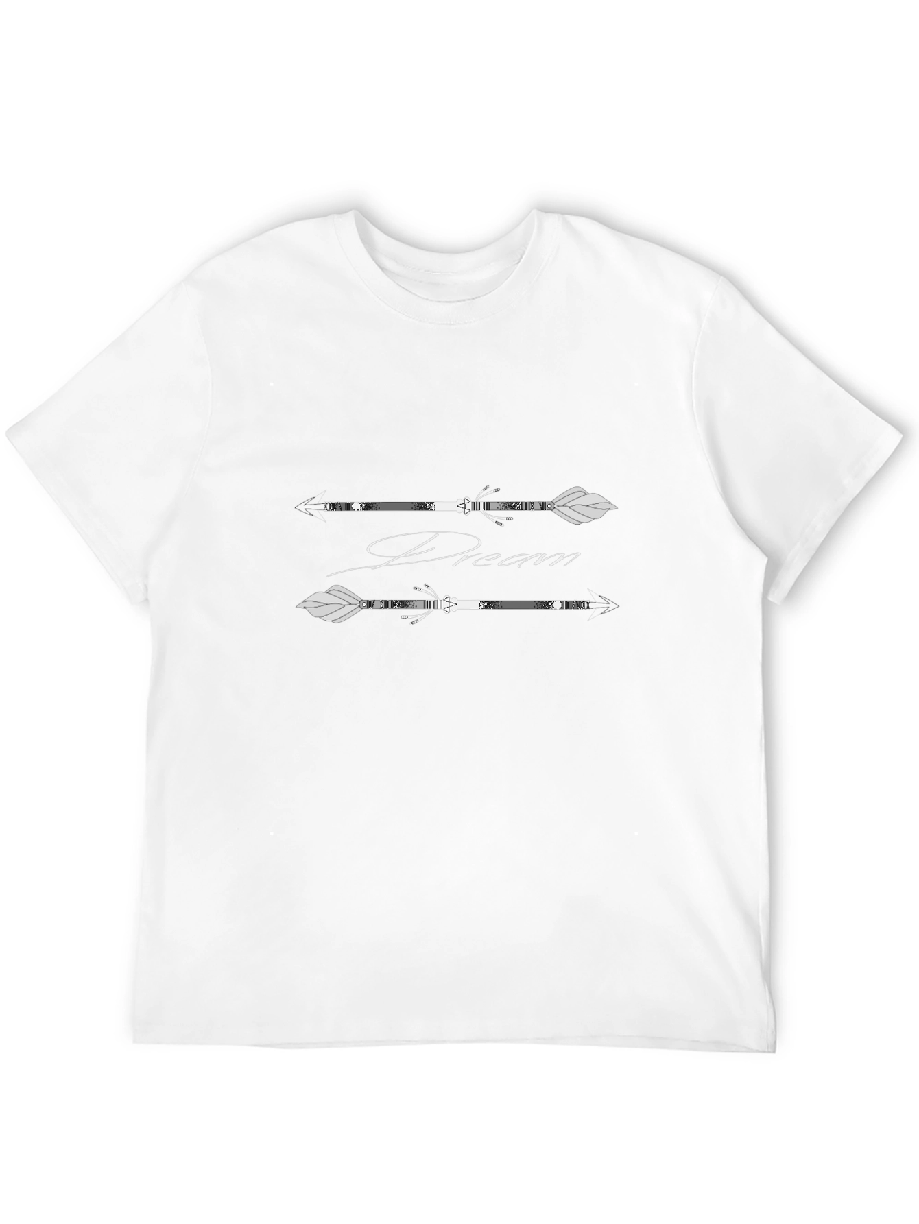 Black Dream Arrow T-Shirt - Unique Graphic Tee for Men view 12