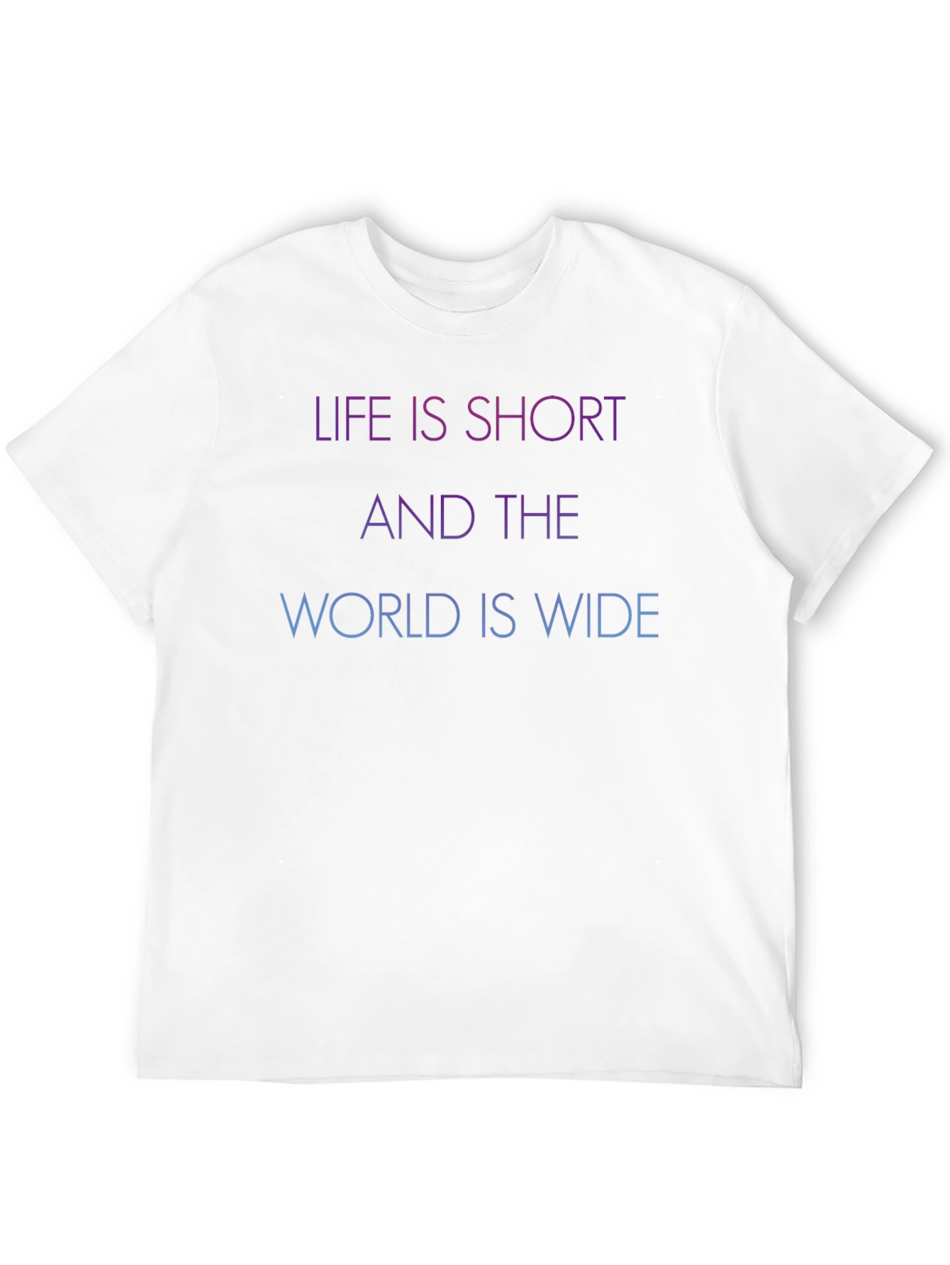 Black Life is Short Graphic T-Shirt - Black view 12