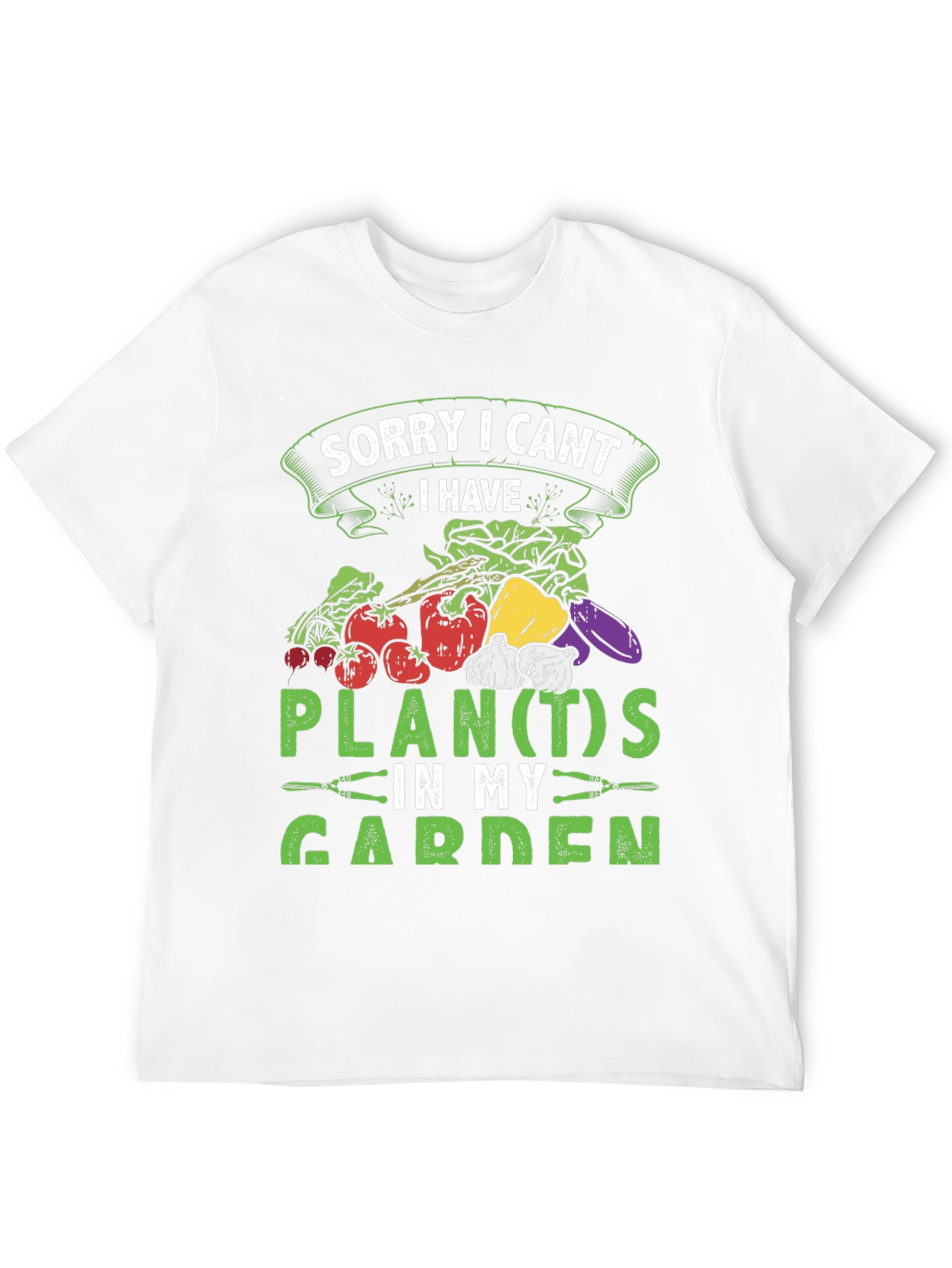 Black Funny Gardener T-Shirt - Plants in My Garden Tee view 12