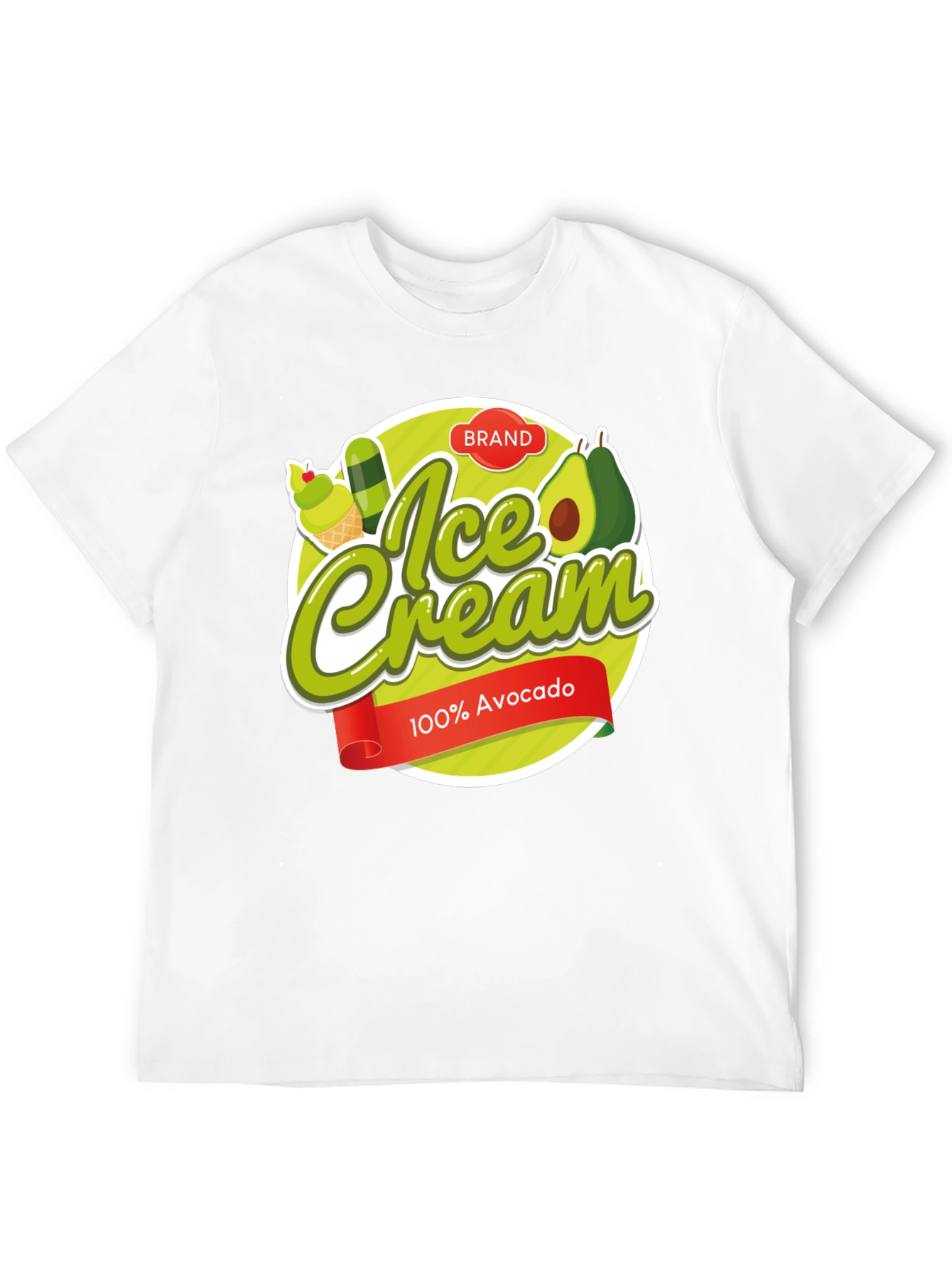 Black Avocado Ice Cream Graphic Tee view 12