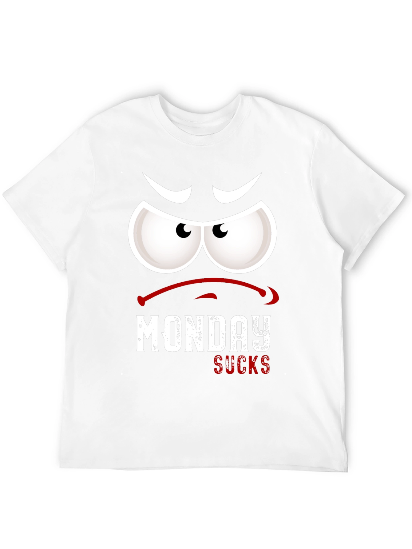 Black Monday Sucks Graphic T-Shirt view 12