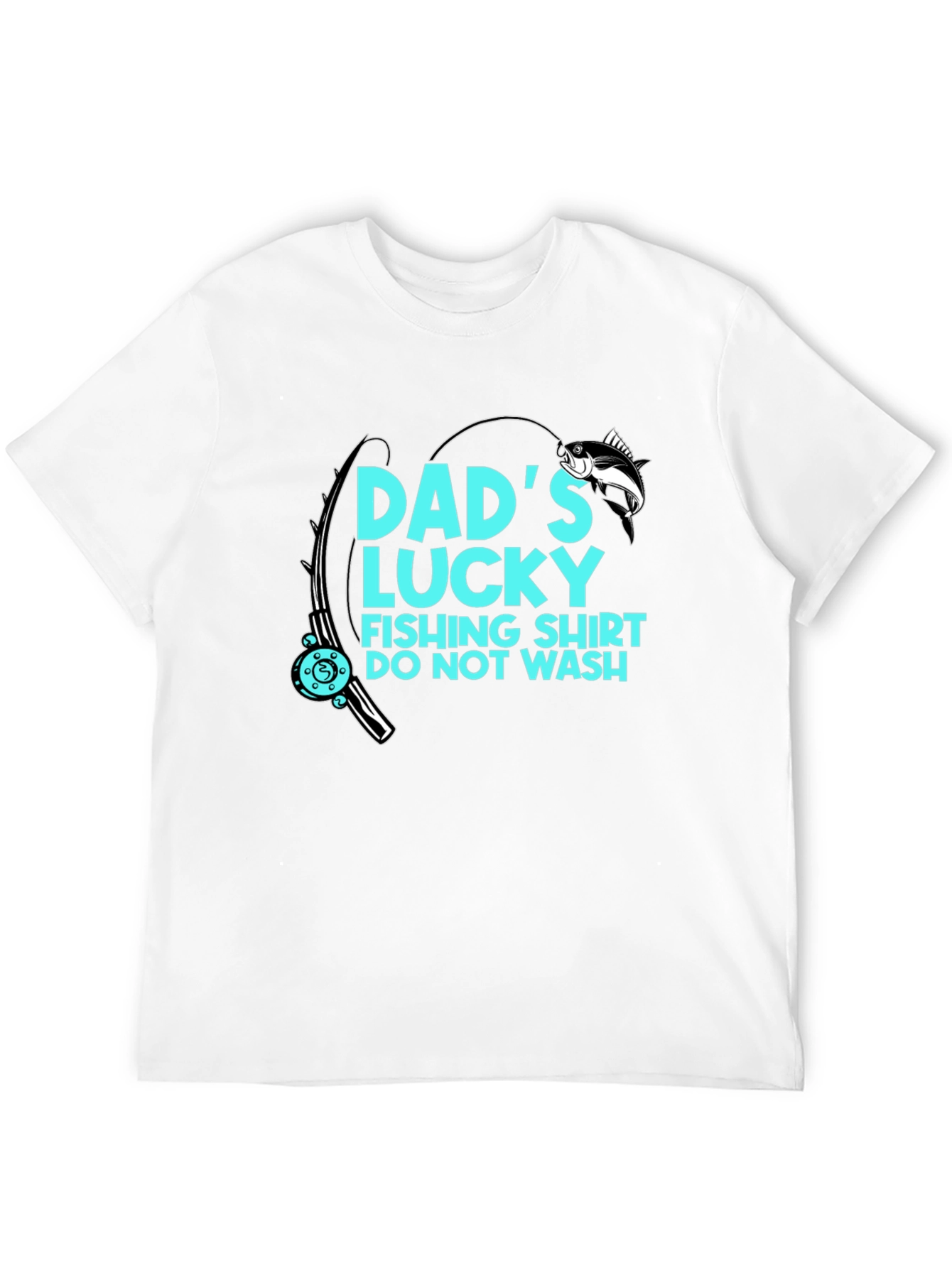 Black Dad's Lucky Fishing Shirt - Do Not Wash! view 12