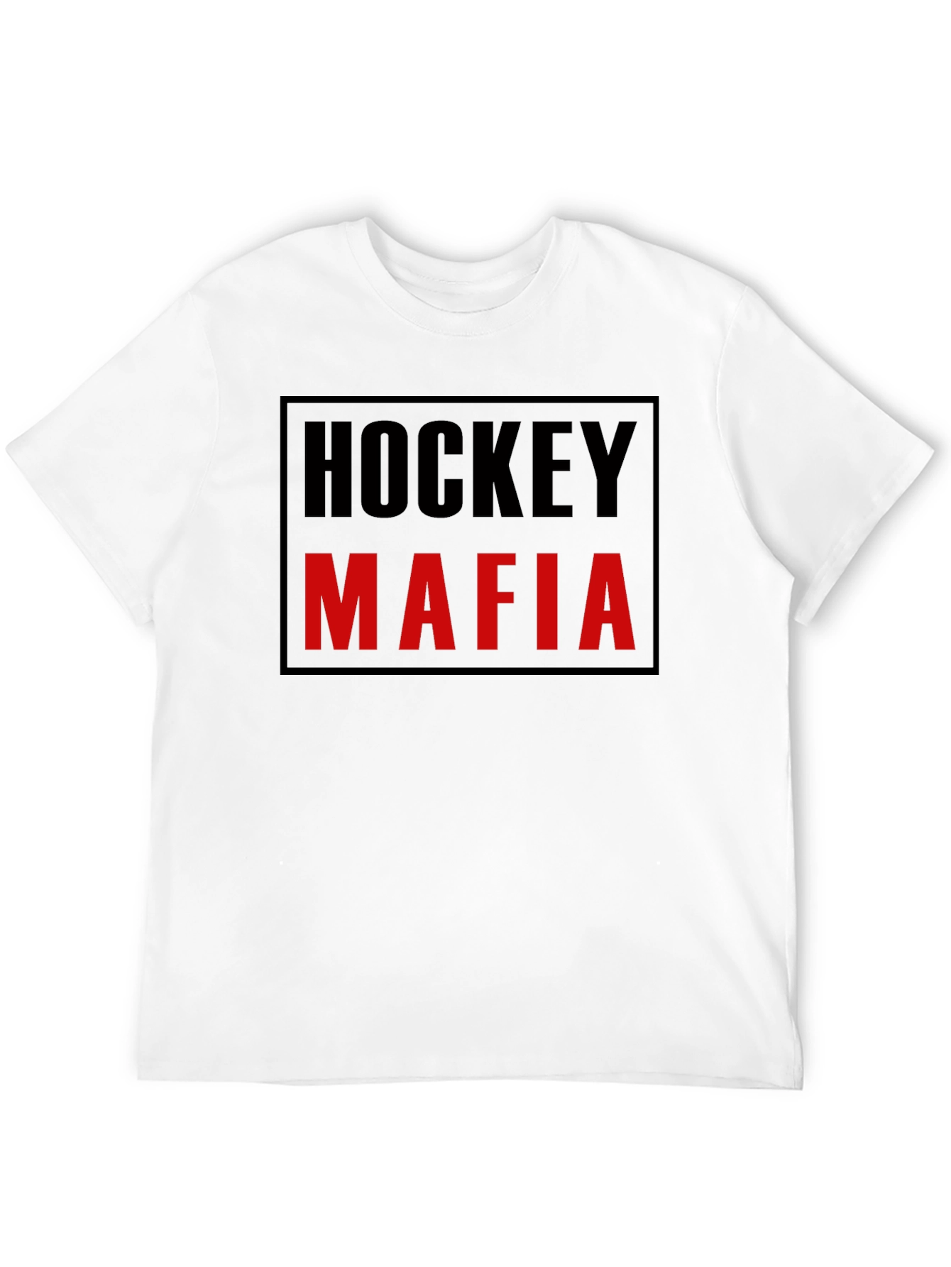 Black Hockey Mafia Black T-Shirt view 12