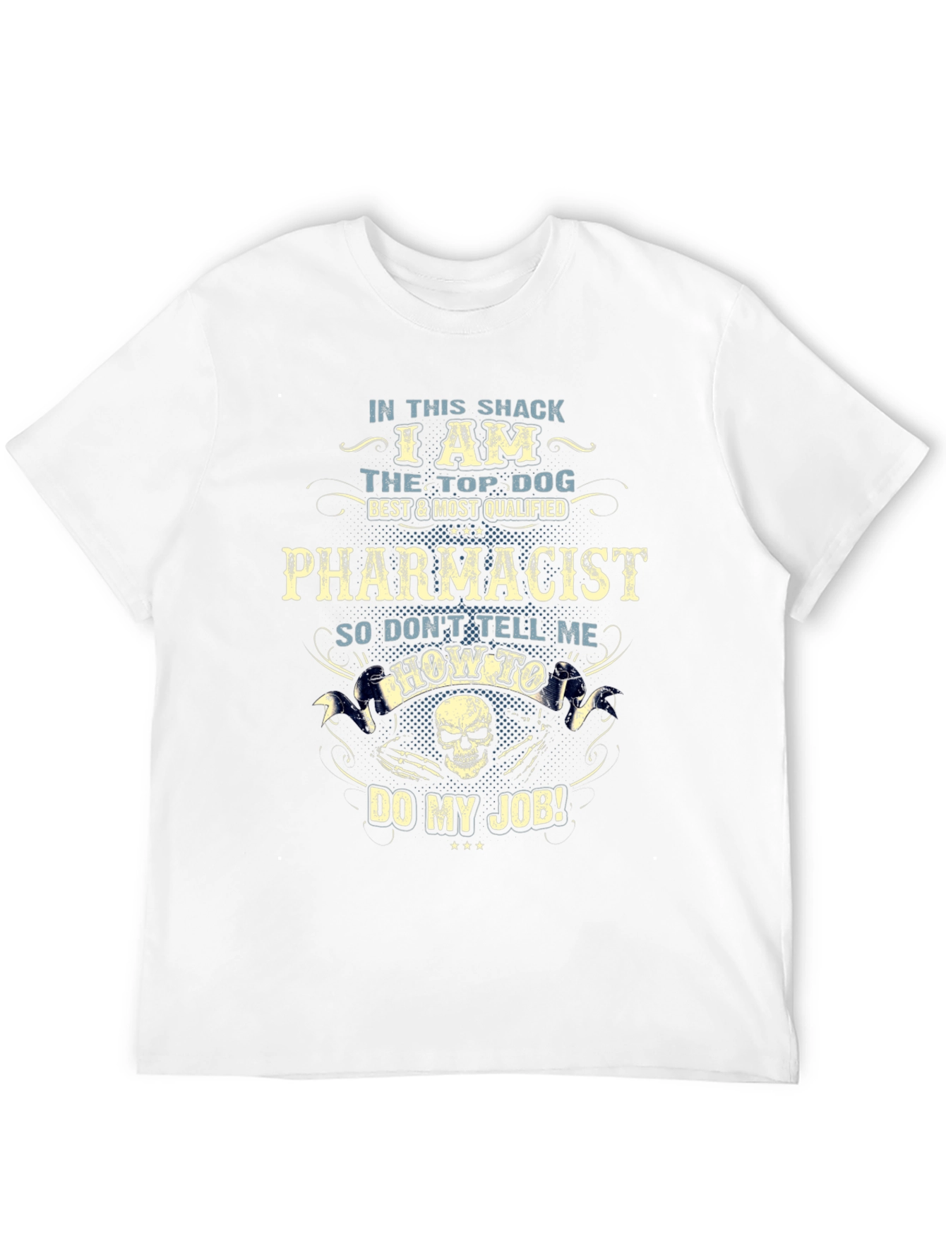 Black Pharmacist Top Dog T-Shirt view 12