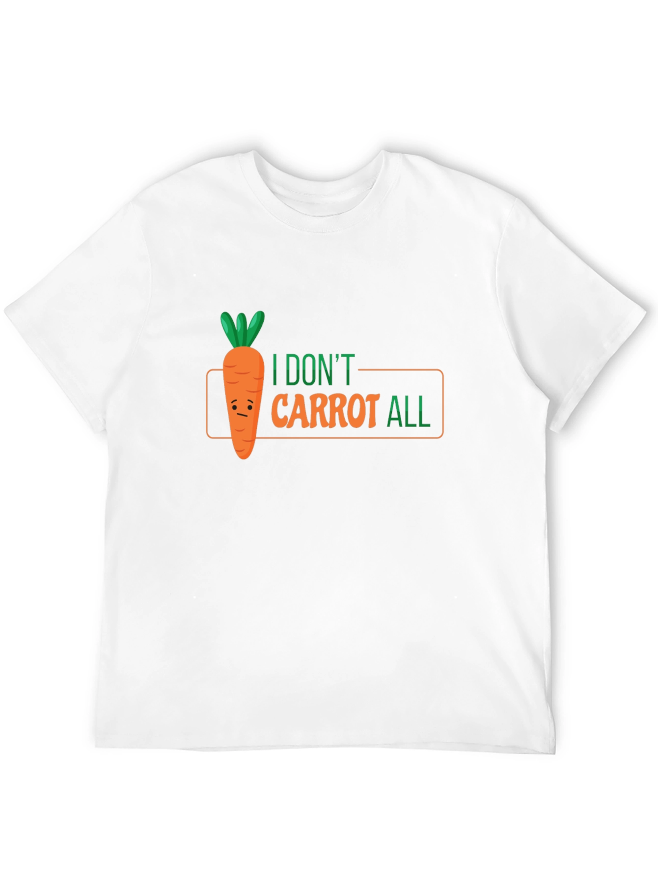 Black I Don't Carrot All Funny T-Shirt view 12