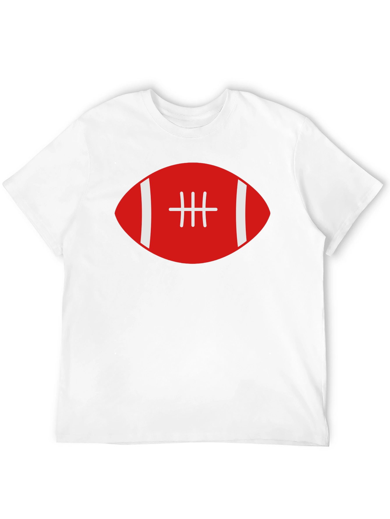 Black Football Graphic Tee - Black Cotton T-Shirt view 12