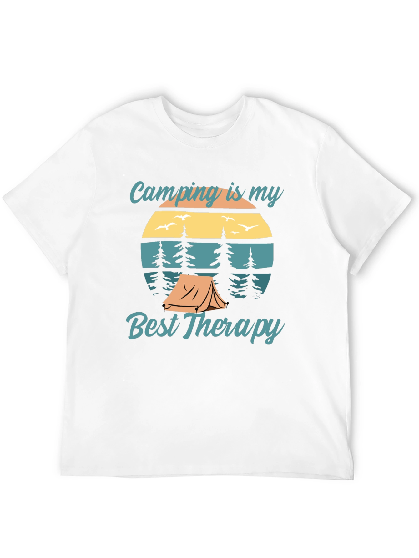 Black Camping is My Best Therapy Graphic Tee view 12