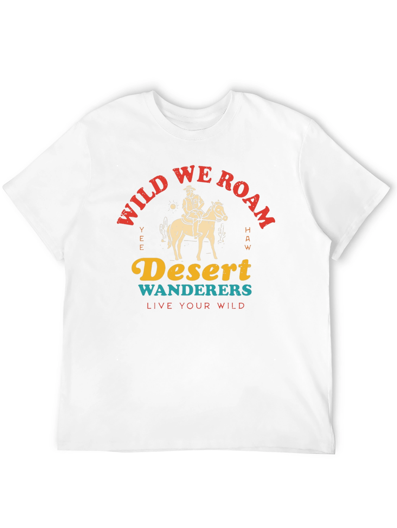 Black Wild Desert Roam T-Shirt view 12