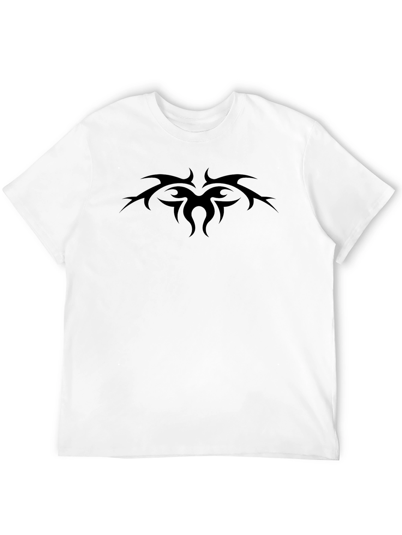 Black Tribal Tattoo Graphic Black T-Shirt view 12