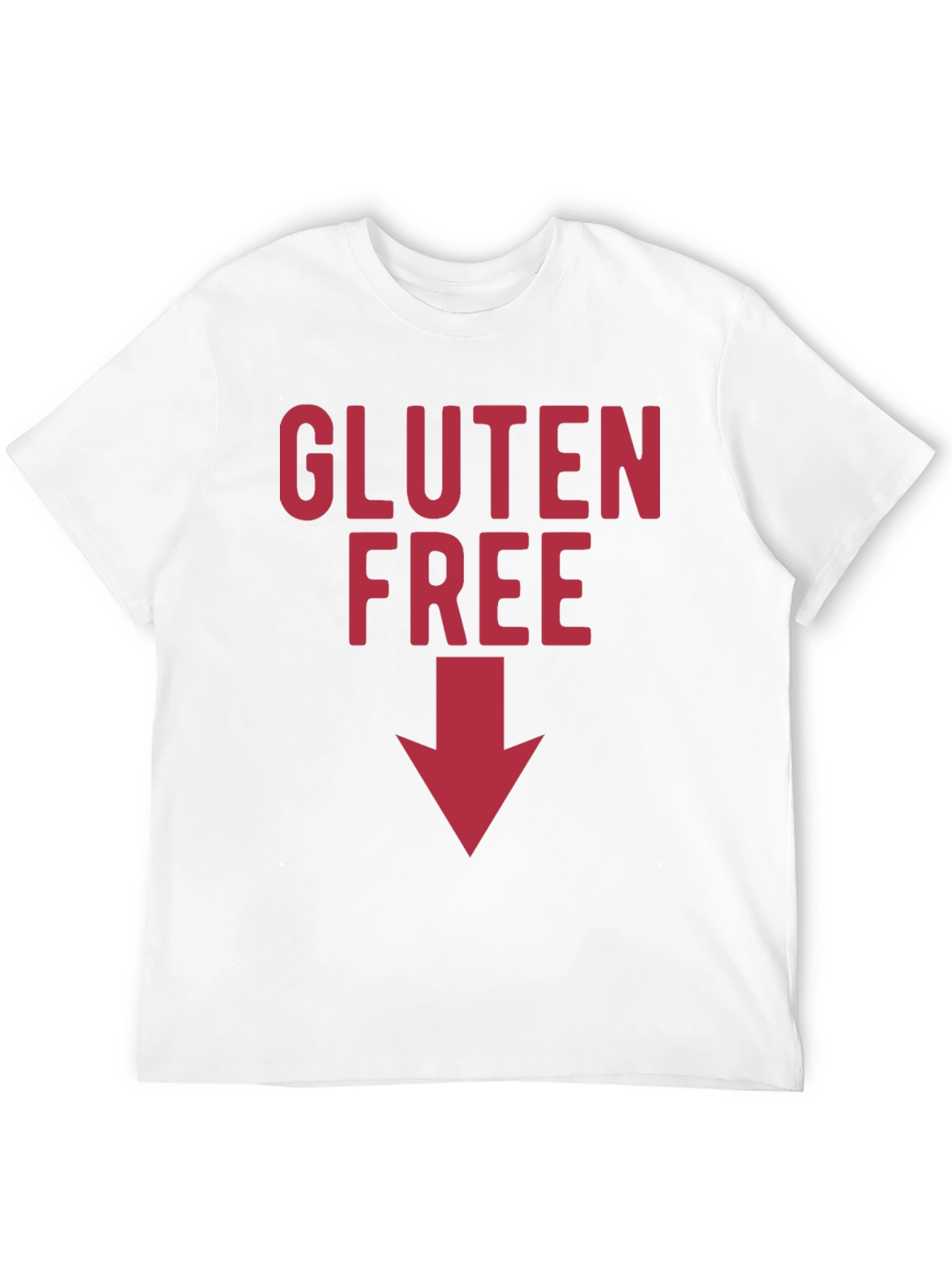Black Gluten Free Arrow T-Shirt - Funny Novelty Tee view 12