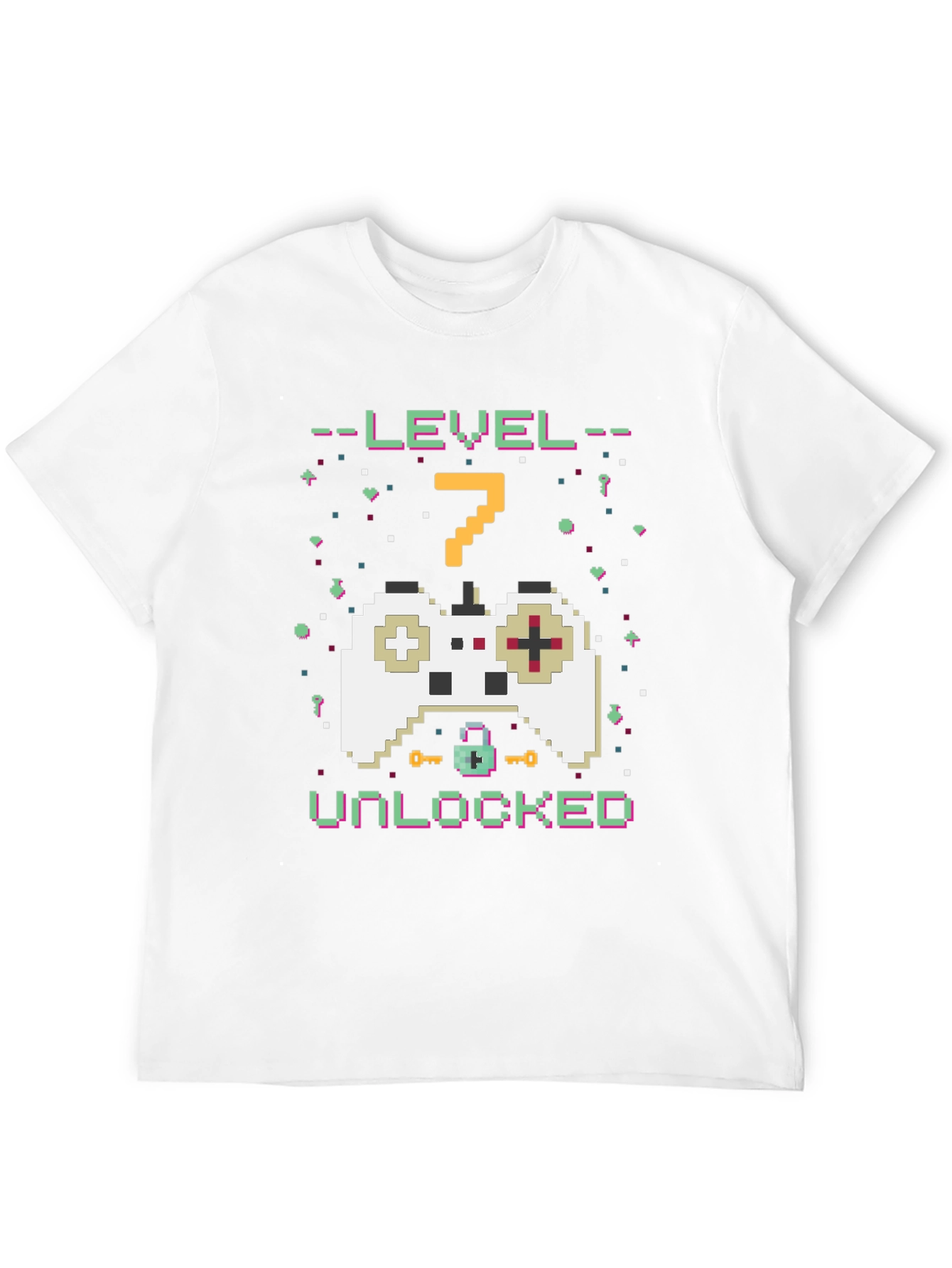 Black Level 7 Unlocked Gamer T-Shirt view 12