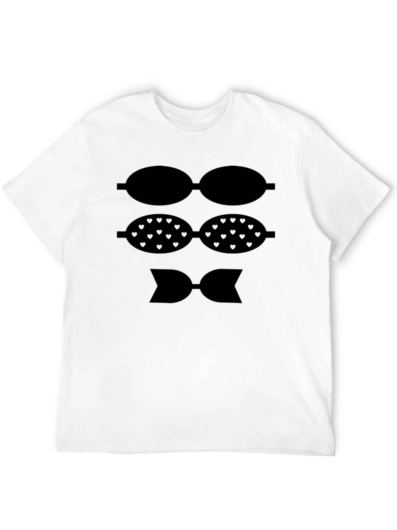 Black Bow Lover T-Shirt - Fun Bow Design view 12