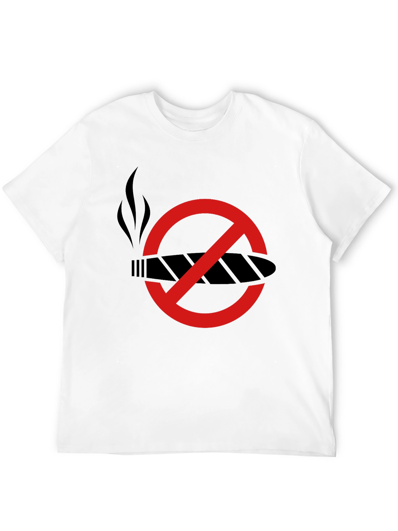 Black No Smoking Black Graphic Tee view 12