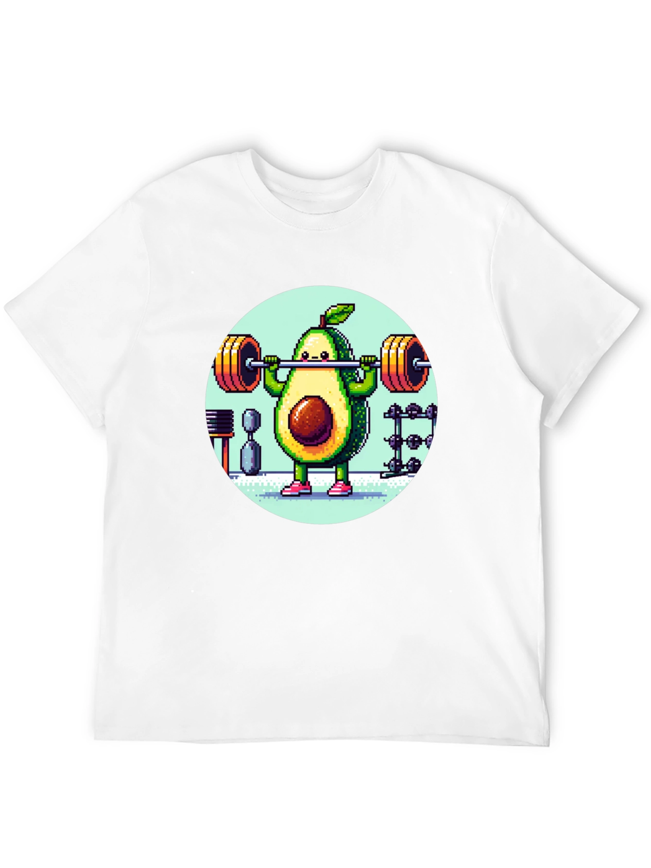 Black Avocado Gym T-Shirt - Funny Workout Tee view 12